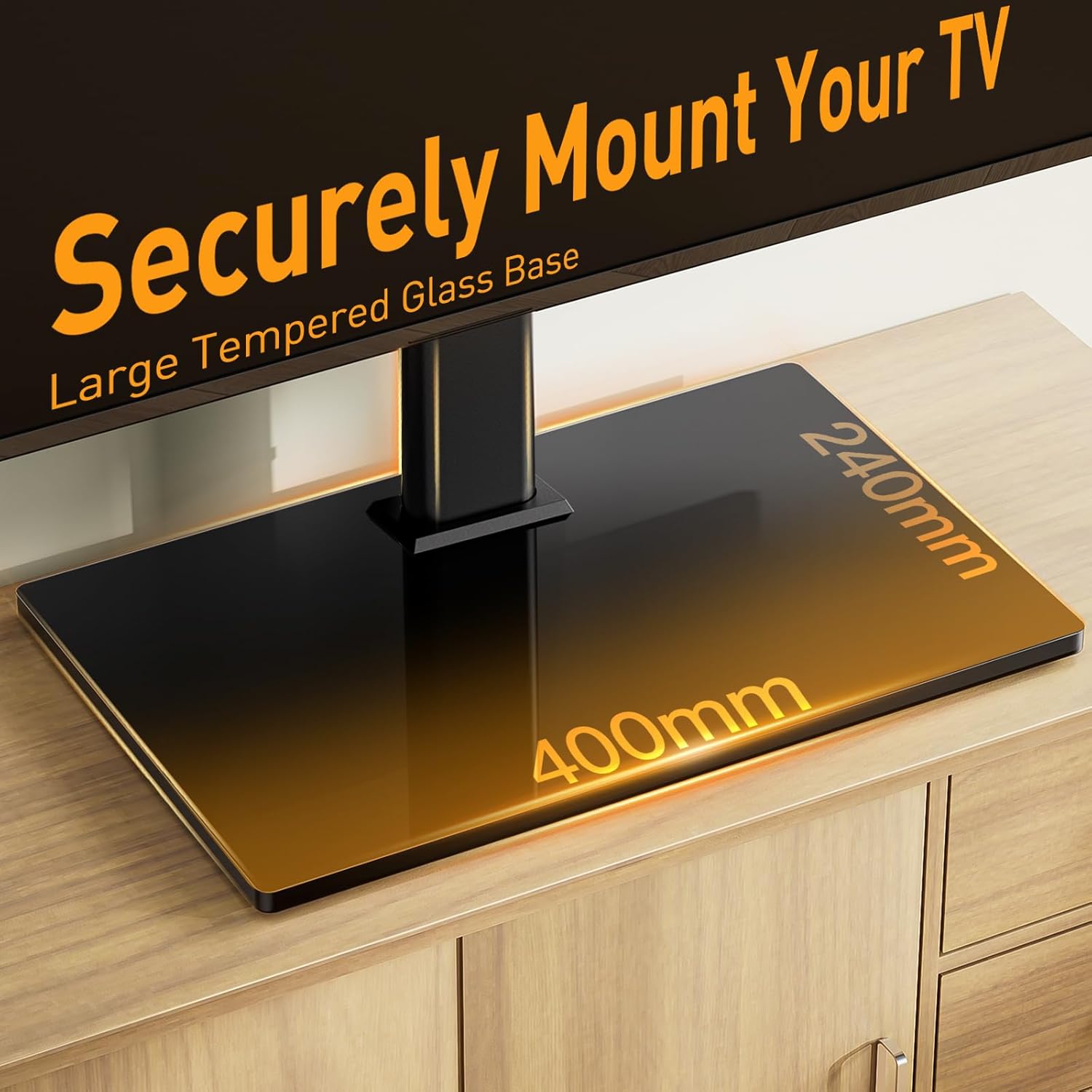 Perlegear Supporto TV Tavolo per 26-60 Pollici - immagine 4