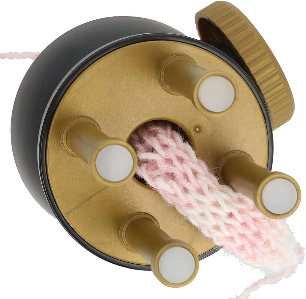 Addi Egg Spool Knitter - Unità Mini per 1 Pezzo - Nero, Oro, Rosso | Velz