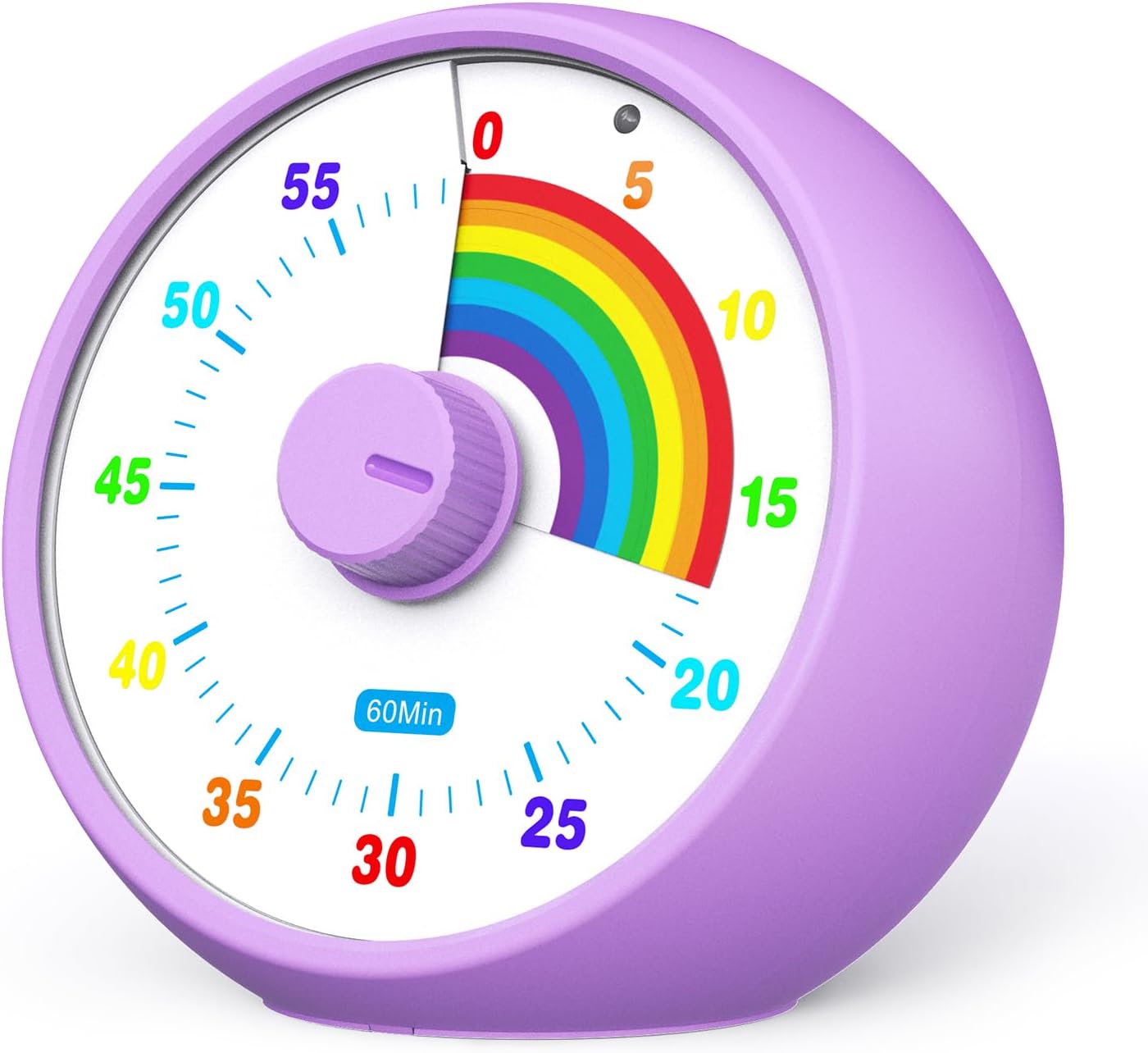 Timer Visivo per Bambini e Ufficio 60 Minuti, Viola - immagine 1