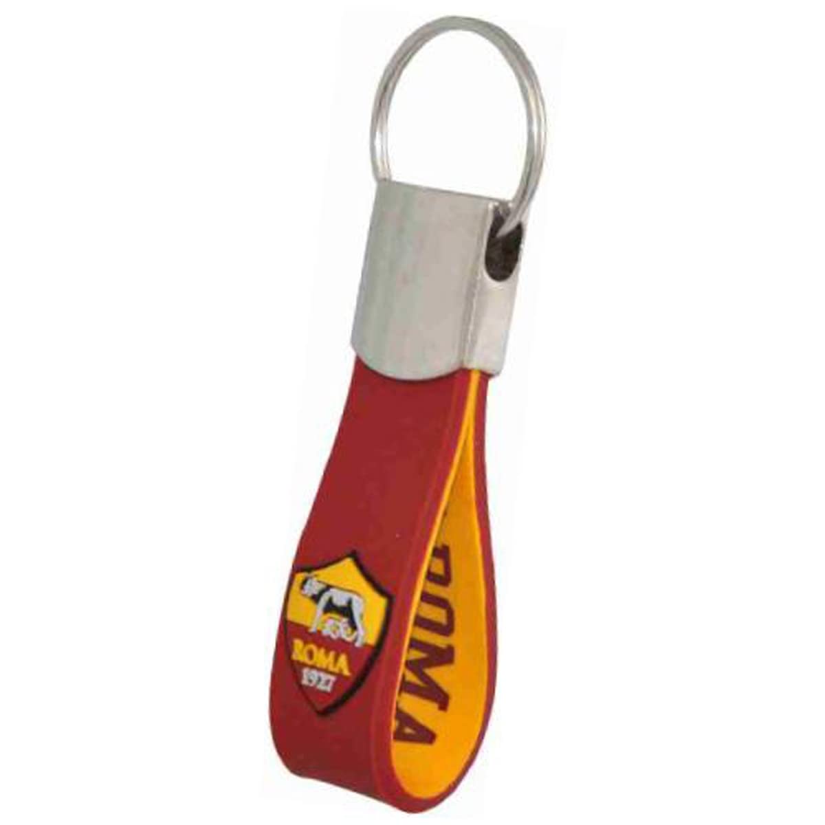 Giemme AS Roma Portachiavi in Gomma-Metallo