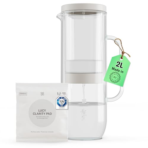 Lucy® Caraffa Filtrante 2L con Filtro Depuratore d'acqua
