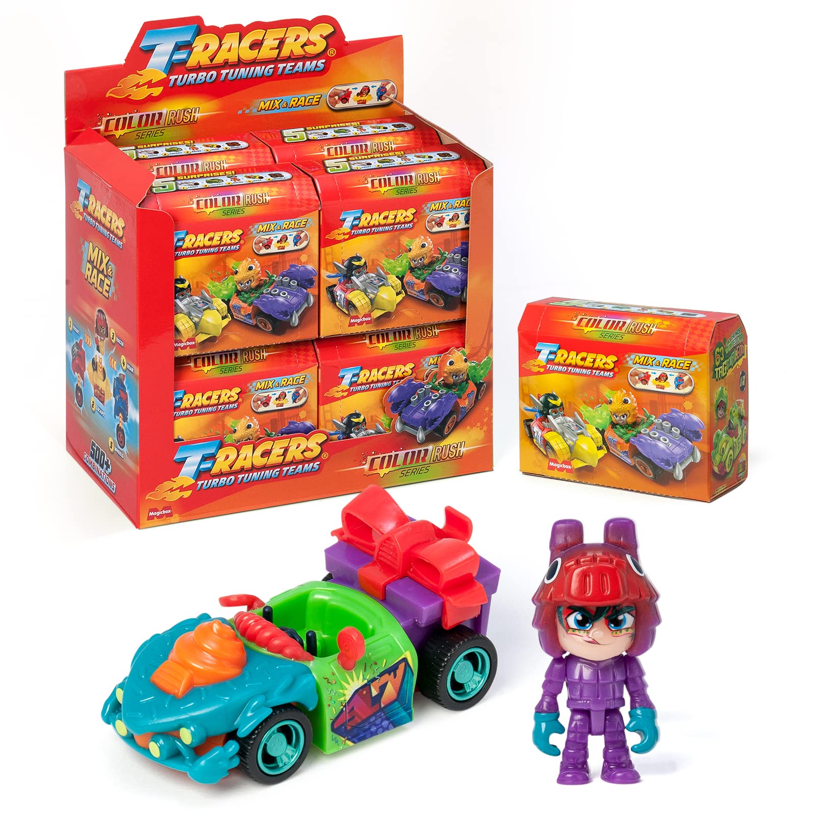 T-Racers Serie Color Rush - Collezione Completa