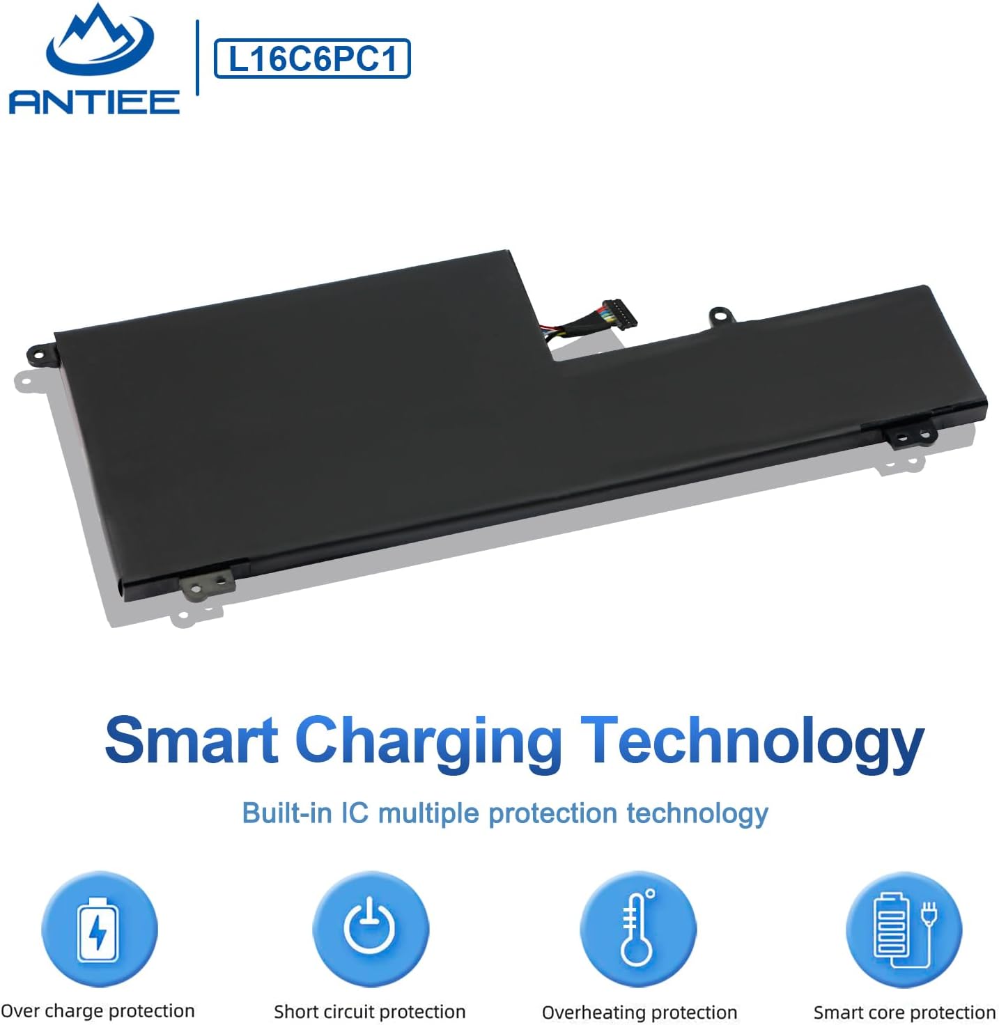 Antiee L16L6PC1 - Batteria per Yoga 720-15IKB Series - immagine 5