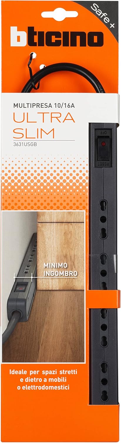 Bticino 3631USGB Ciabatta Multipresa Ultraslim - immagine 5