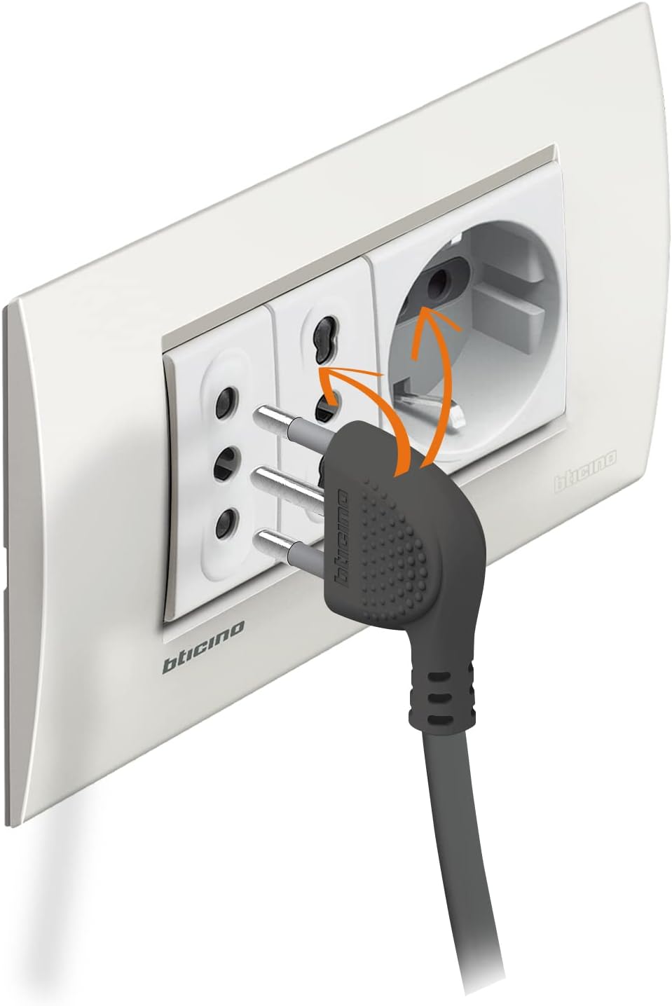 Bticino 3631USGB Ciabatta Multipresa Ultraslim - immagine 6