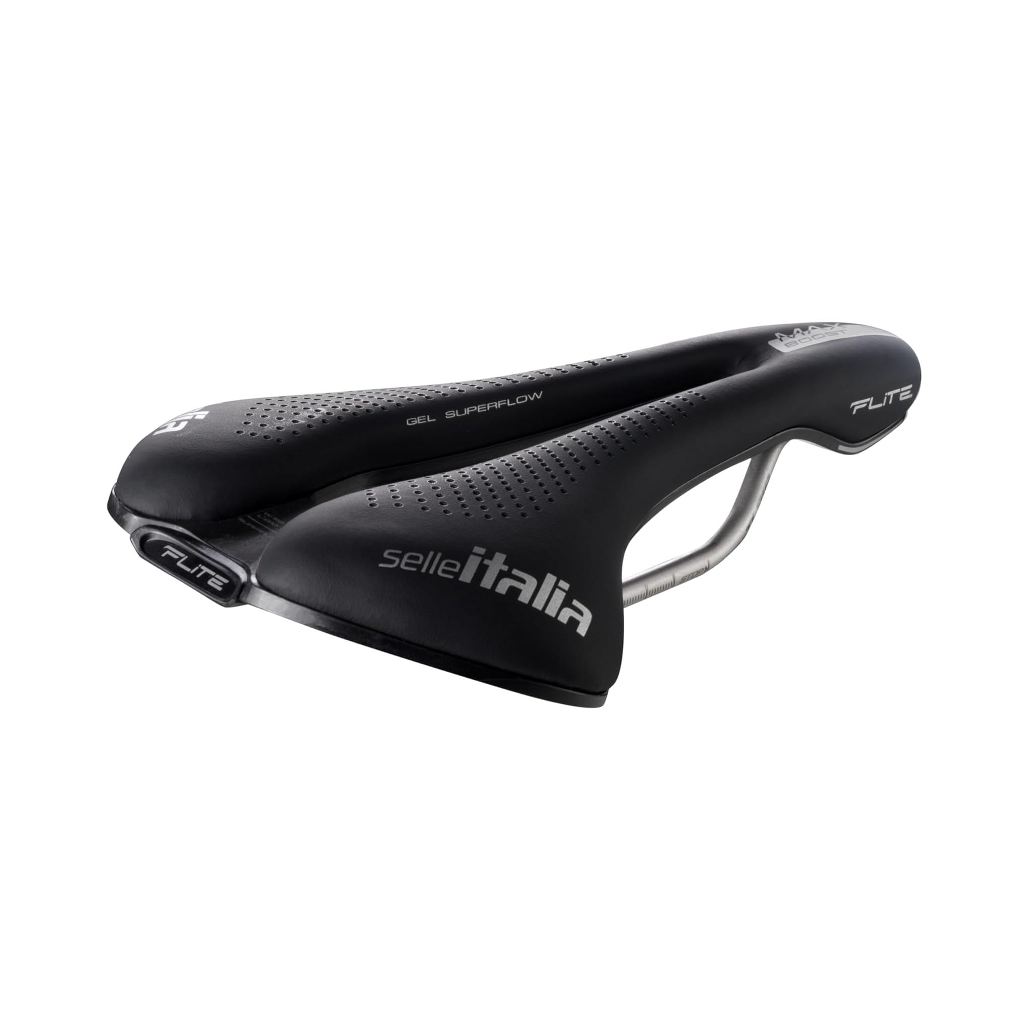 Selle Italia MAX FLITE Boost Gel TI 316 Superflow - Sella L3, Nero