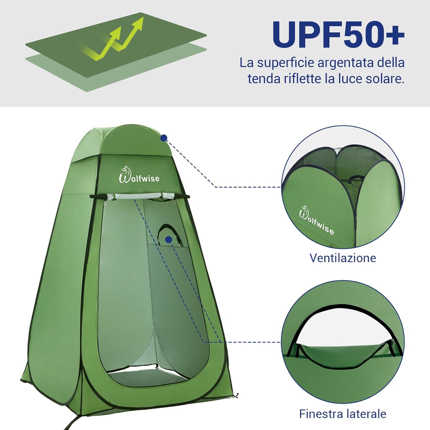 WolfWise Tenda Istantanea Pop-Up Portatile - immagine 2