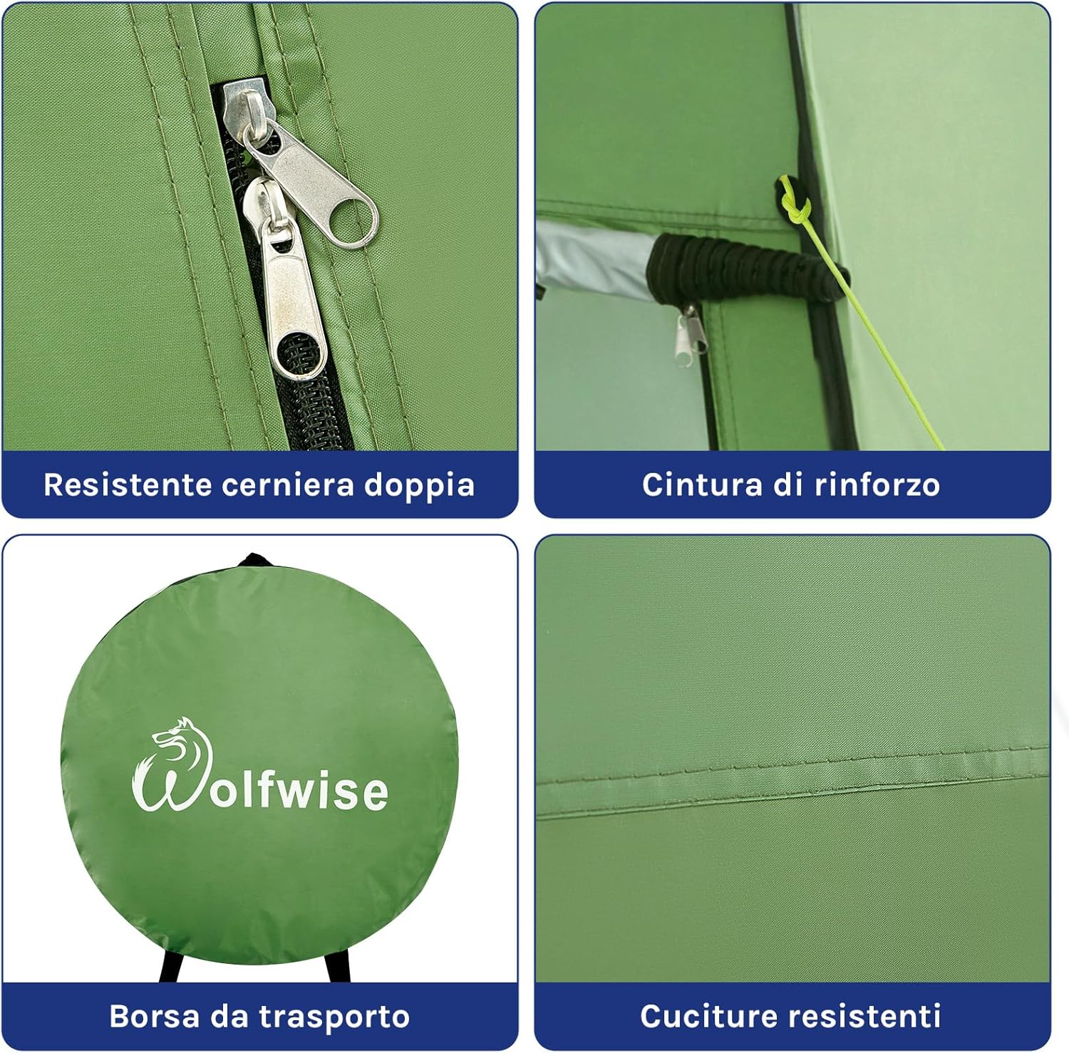 WolfWise Tenda Istantanea Pop-Up Portatile - immagine 5
