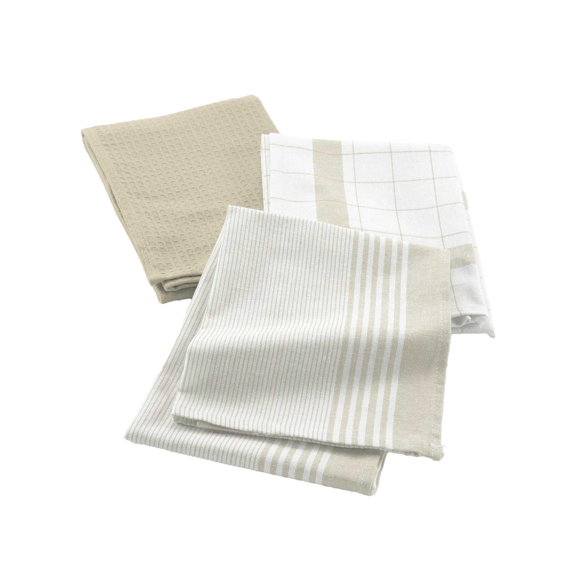 Douceur D'intérieur - 3 Strofinacci Vibrato Lino (50x70 cm)