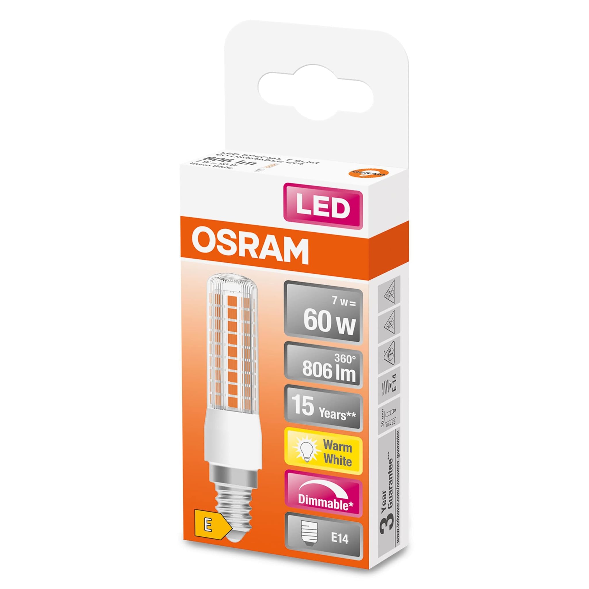 Osram LED Superstar Special T SLIM E14 (6 pz)
