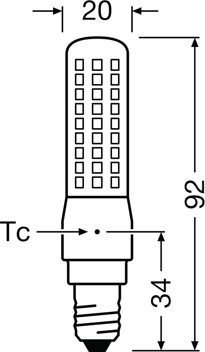 Osram LED Superstar Special T SLIM E14 (6 pz) - immagine 3