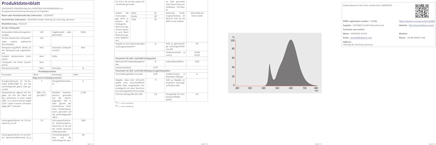 Osram LED Superstar Special T SLIM E14 (6 pz) - immagine 5