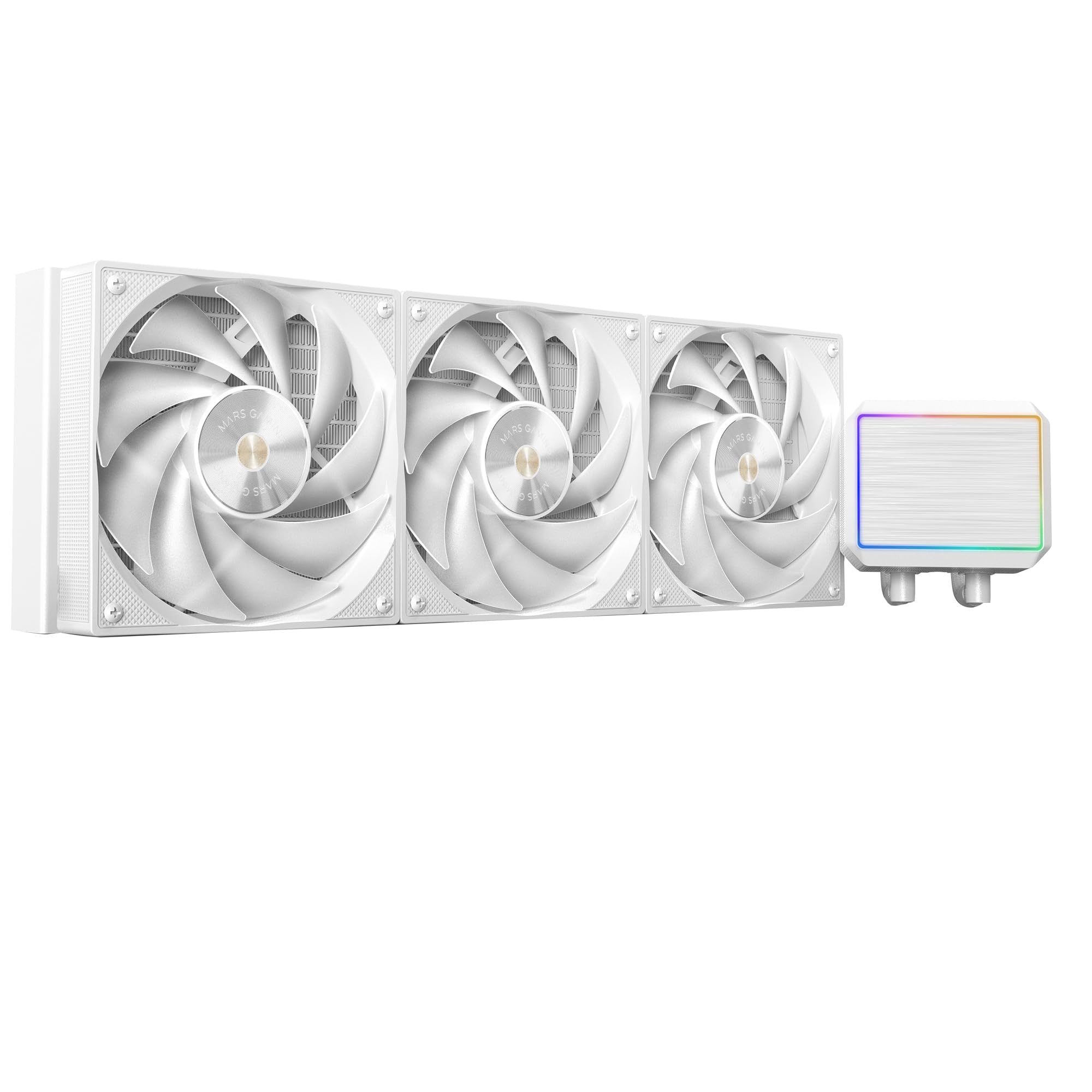 Mars Gaming ML-PROII360 Raffreddamento Liquido AIO 600W TDP, Bianco