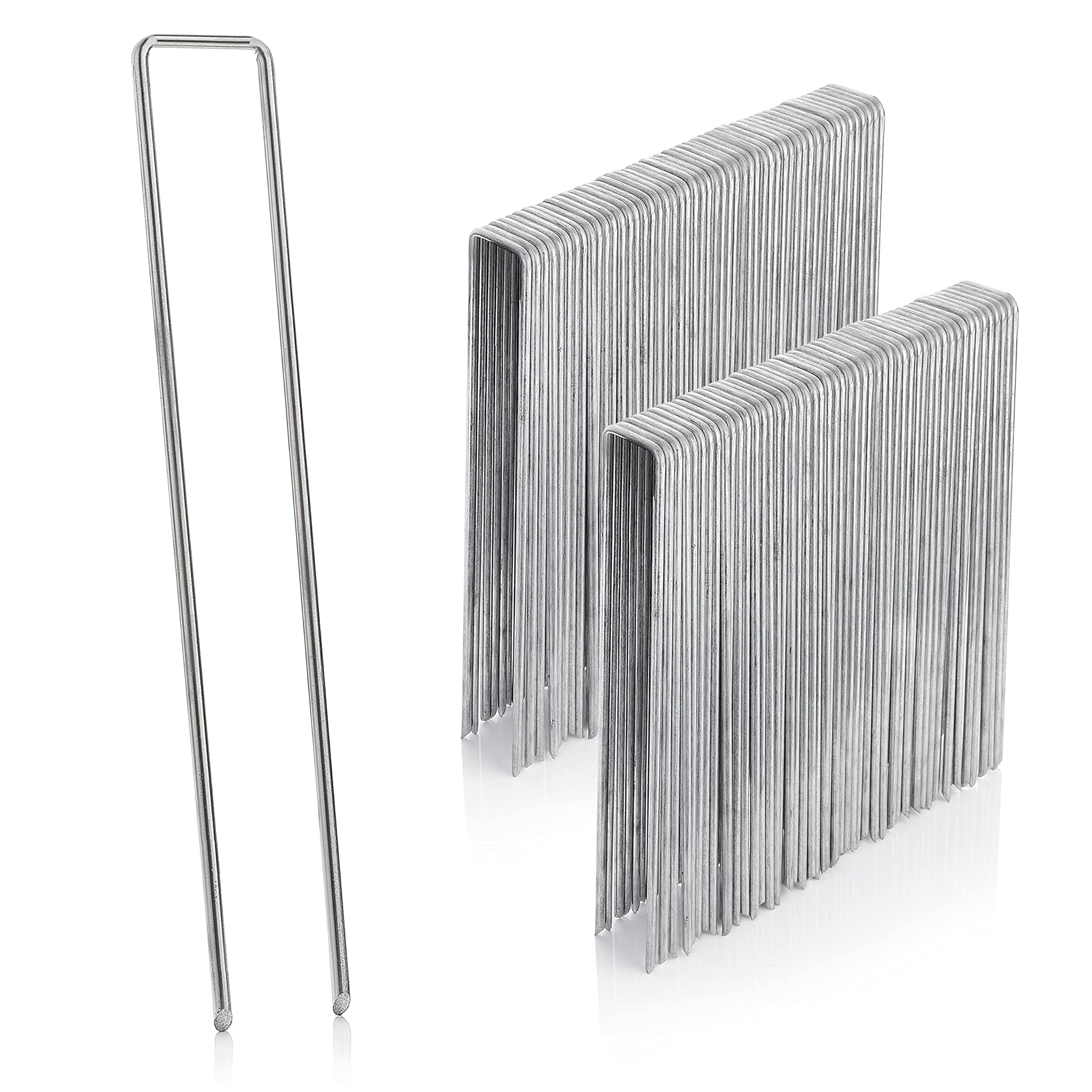 Gardenmate 100 Picchetti di Ancoraggio Zincati 250mm