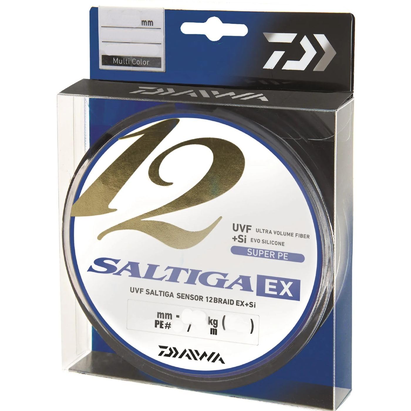 Daiwa Saltiga 12 Braid ExSi - Trecciato 300m Multicolor