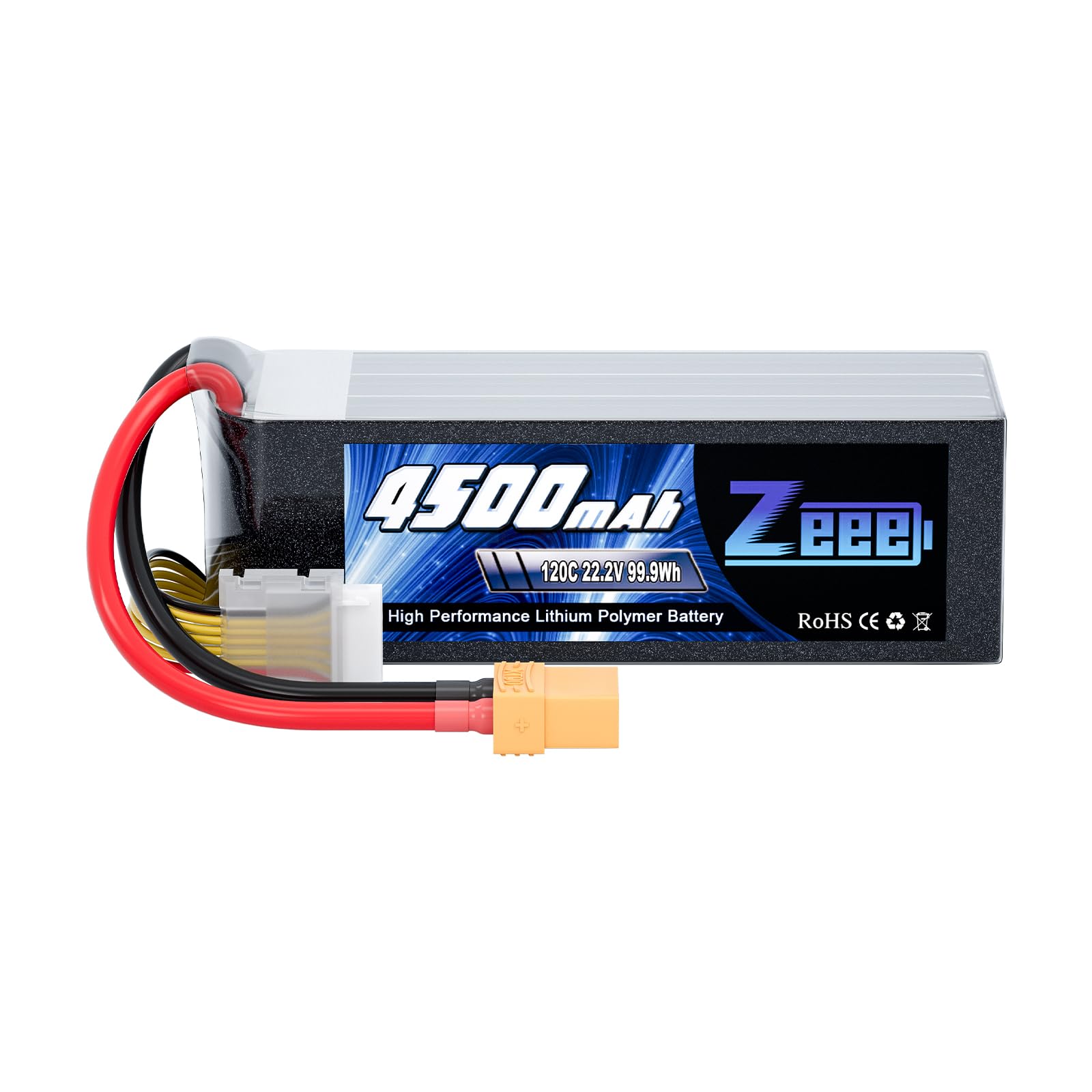 Zeee 6S LiPo 4500mAh 22,2V 120C Softpack XT90