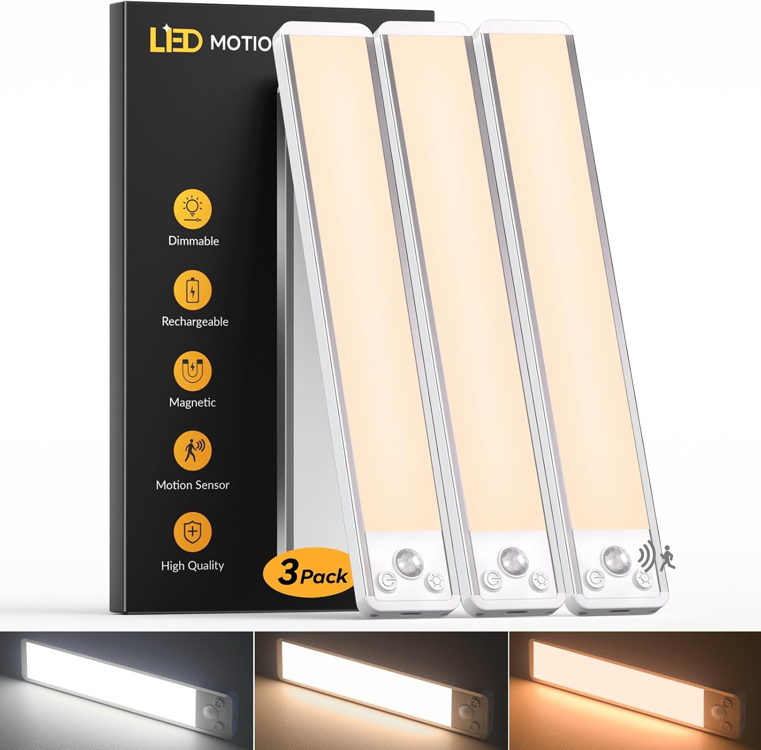 Illuminazione sottolavabo 25 cm, 3 colori - immagine 1