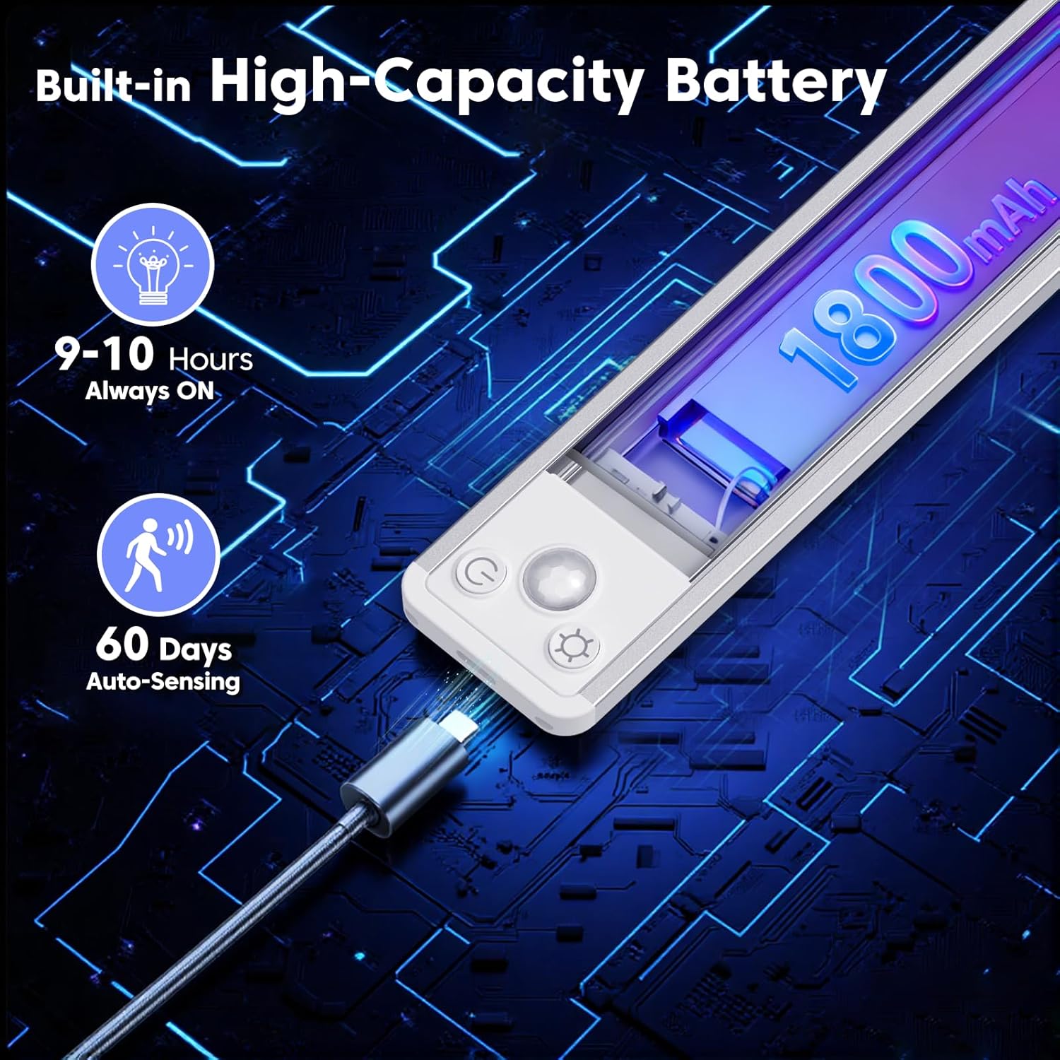 Illuminazione sottolavabo 25 cm, 3 colori - immagine 5