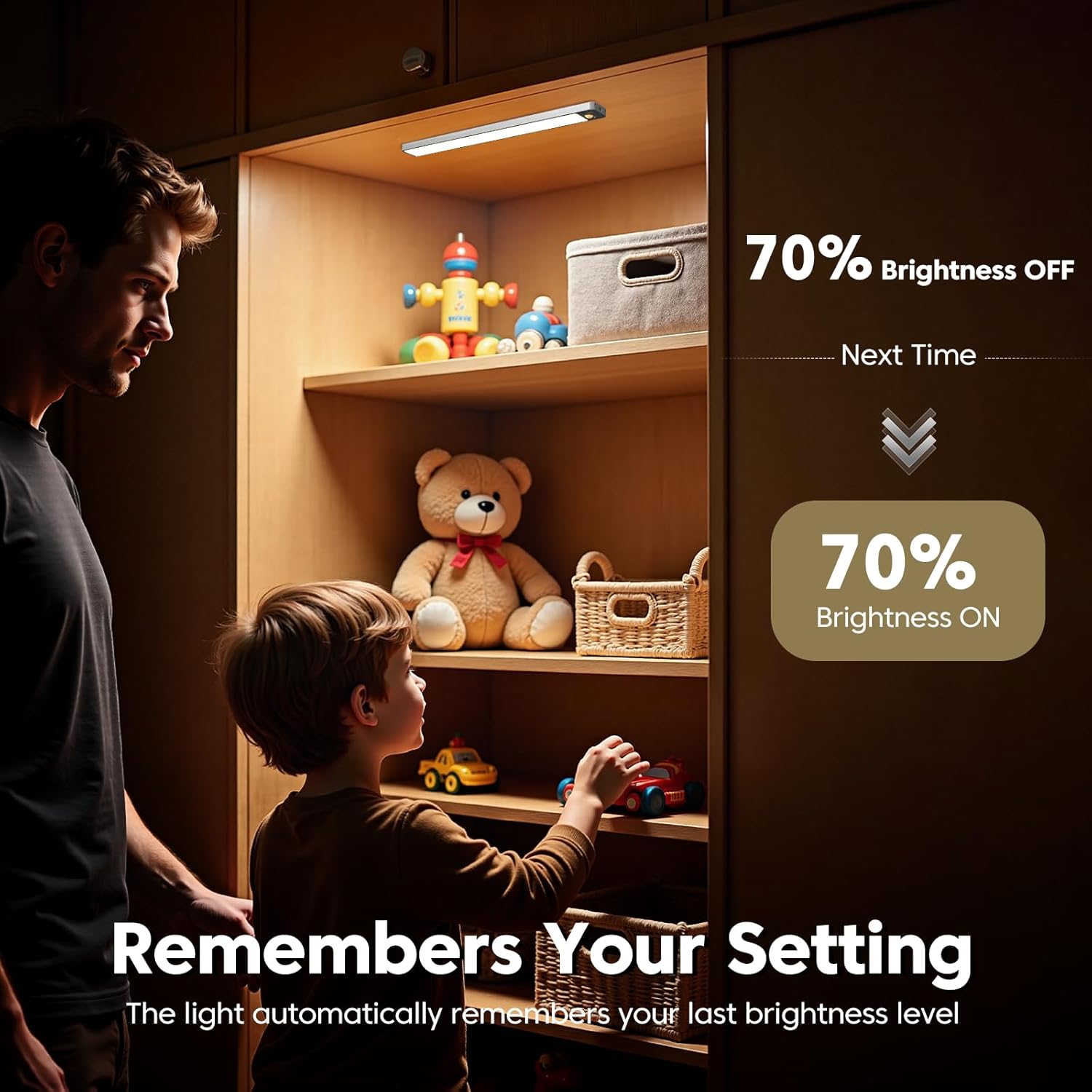 Illuminazione sottolavabo 25 cm, 3 colori - immagine 6