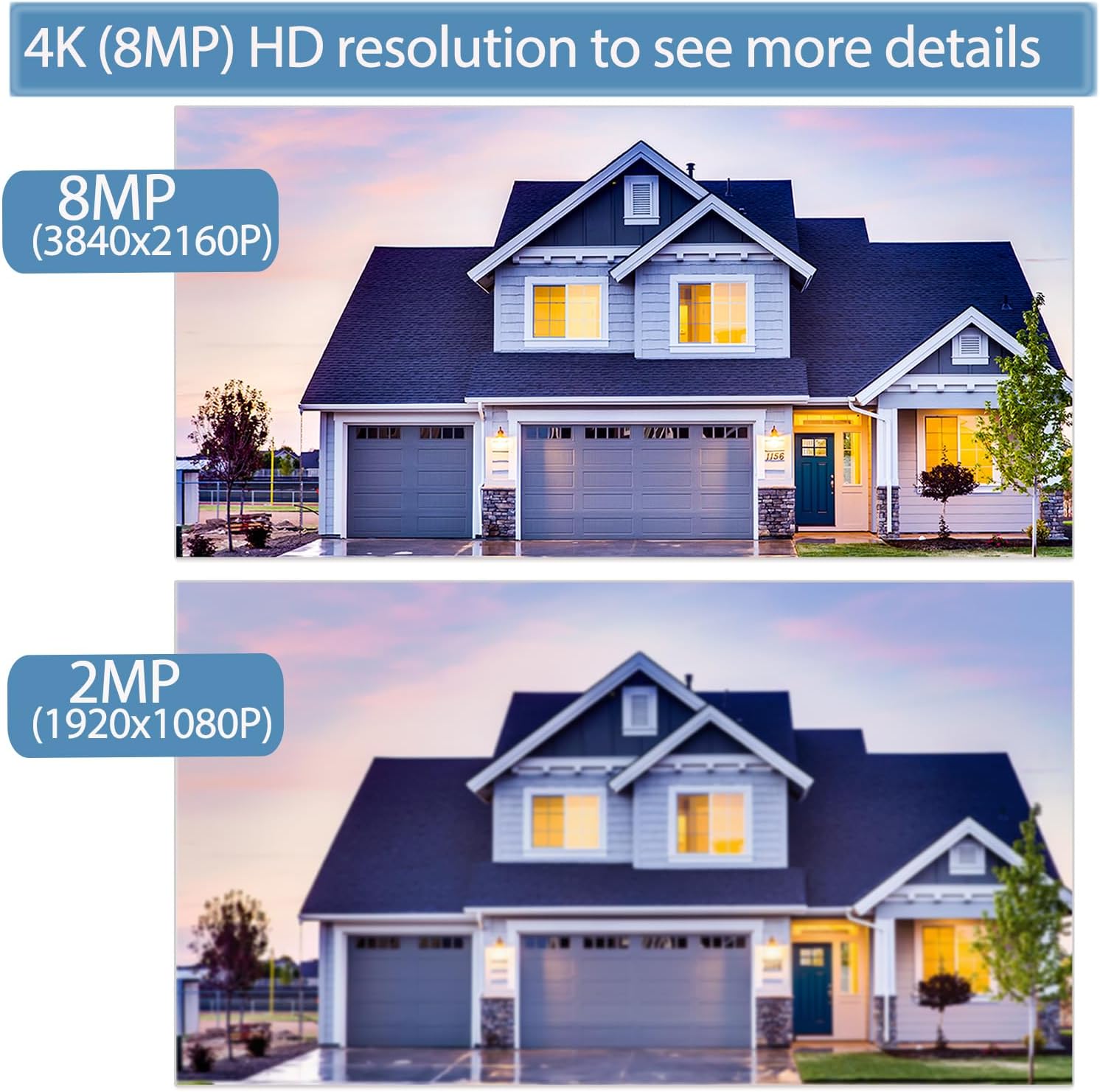 HD 8MP POE IP Camera 4K per interni - immagine 5