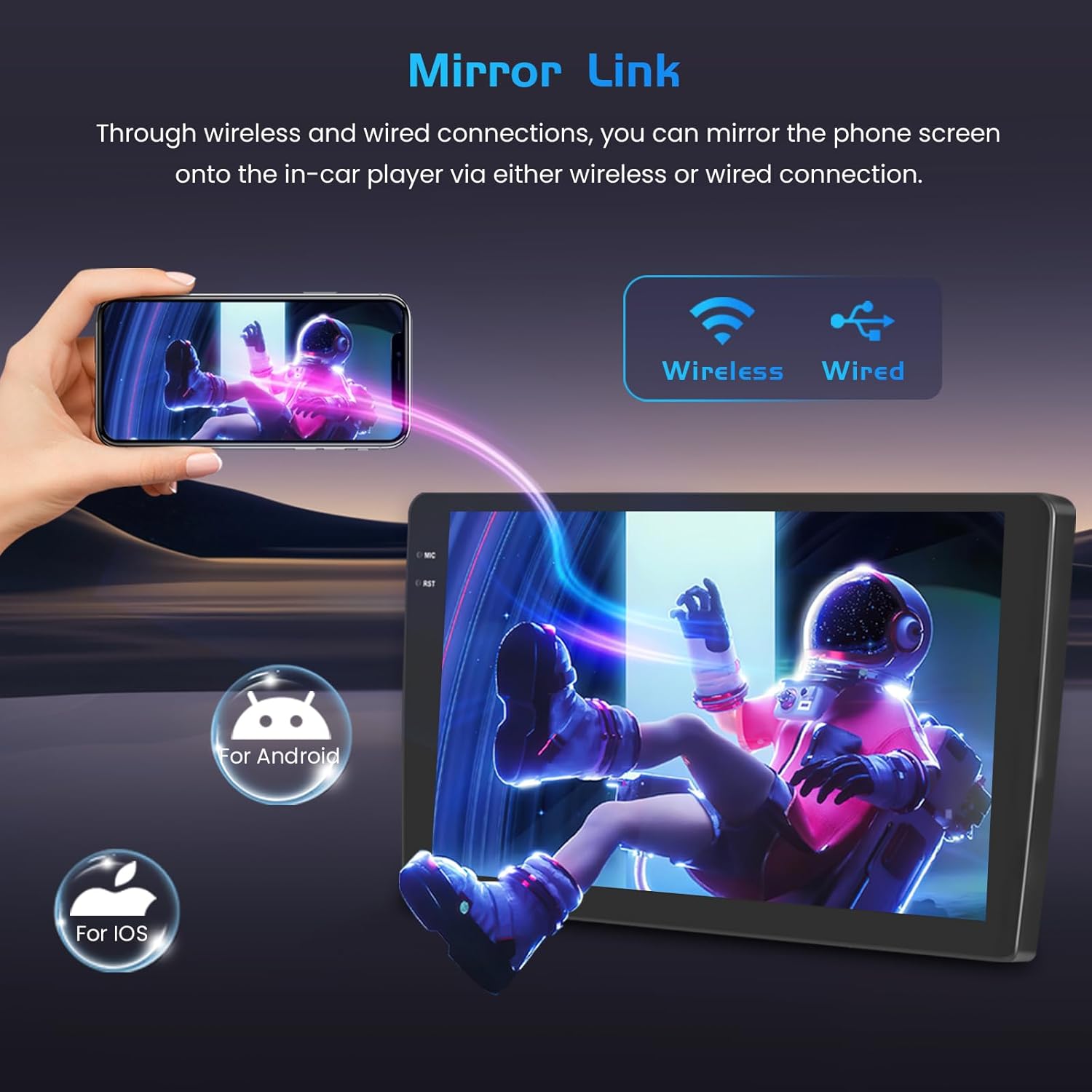 Autoradio 9'' Android 15 per Renault Clio 3th (2005-2014) - immagine 5