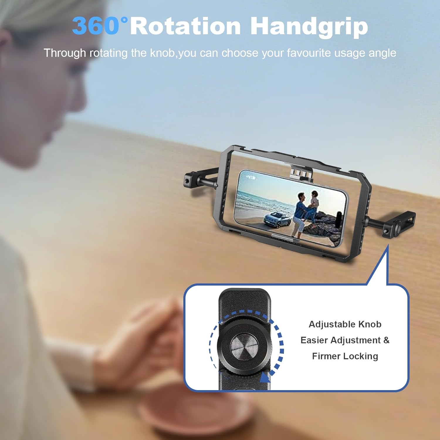 Kit Stabilizzatore Manuale Universale per Cellulare - immagine 5