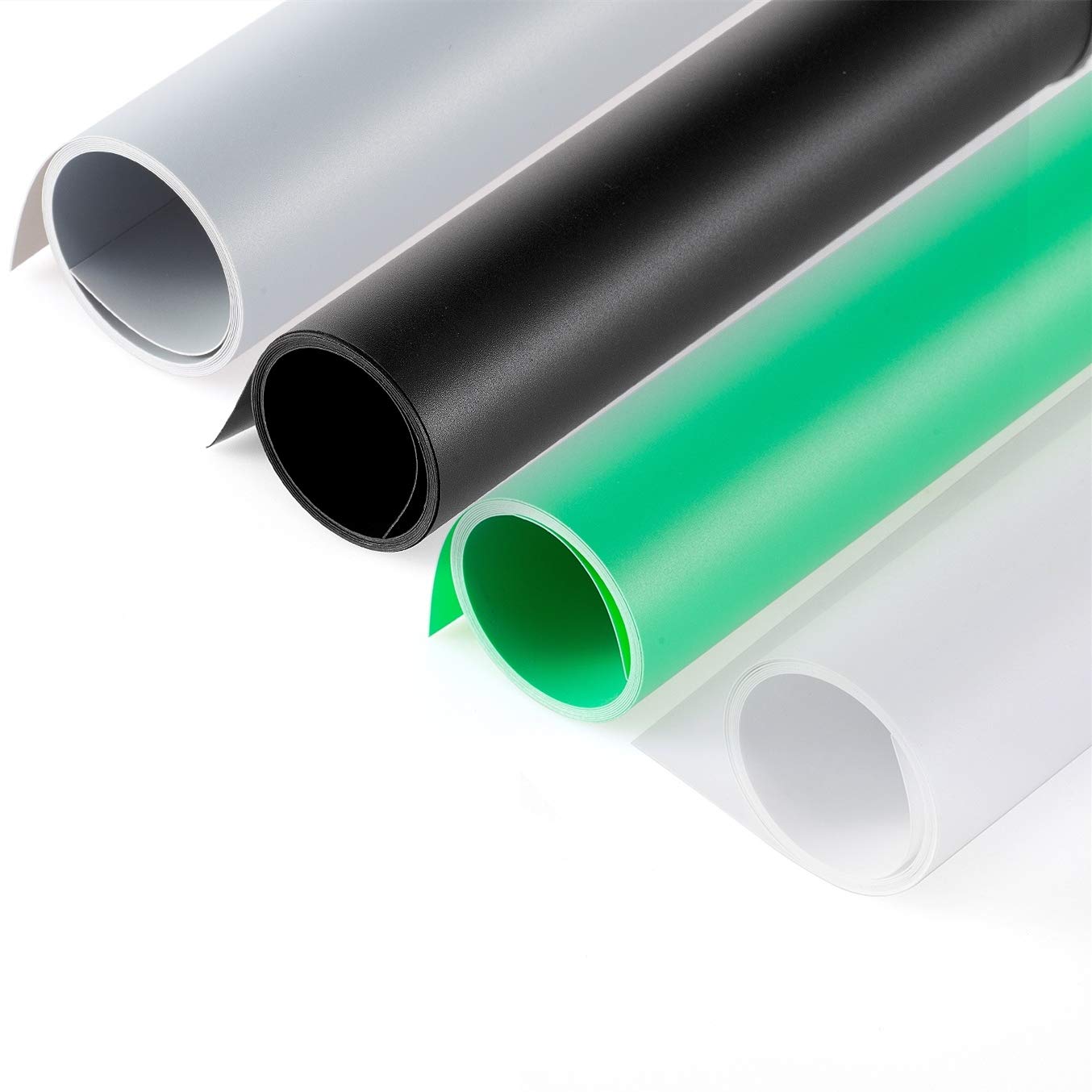 Selens Fondo in PVC impermeabile 120 x 200 cm per studio fotografico 4 colori