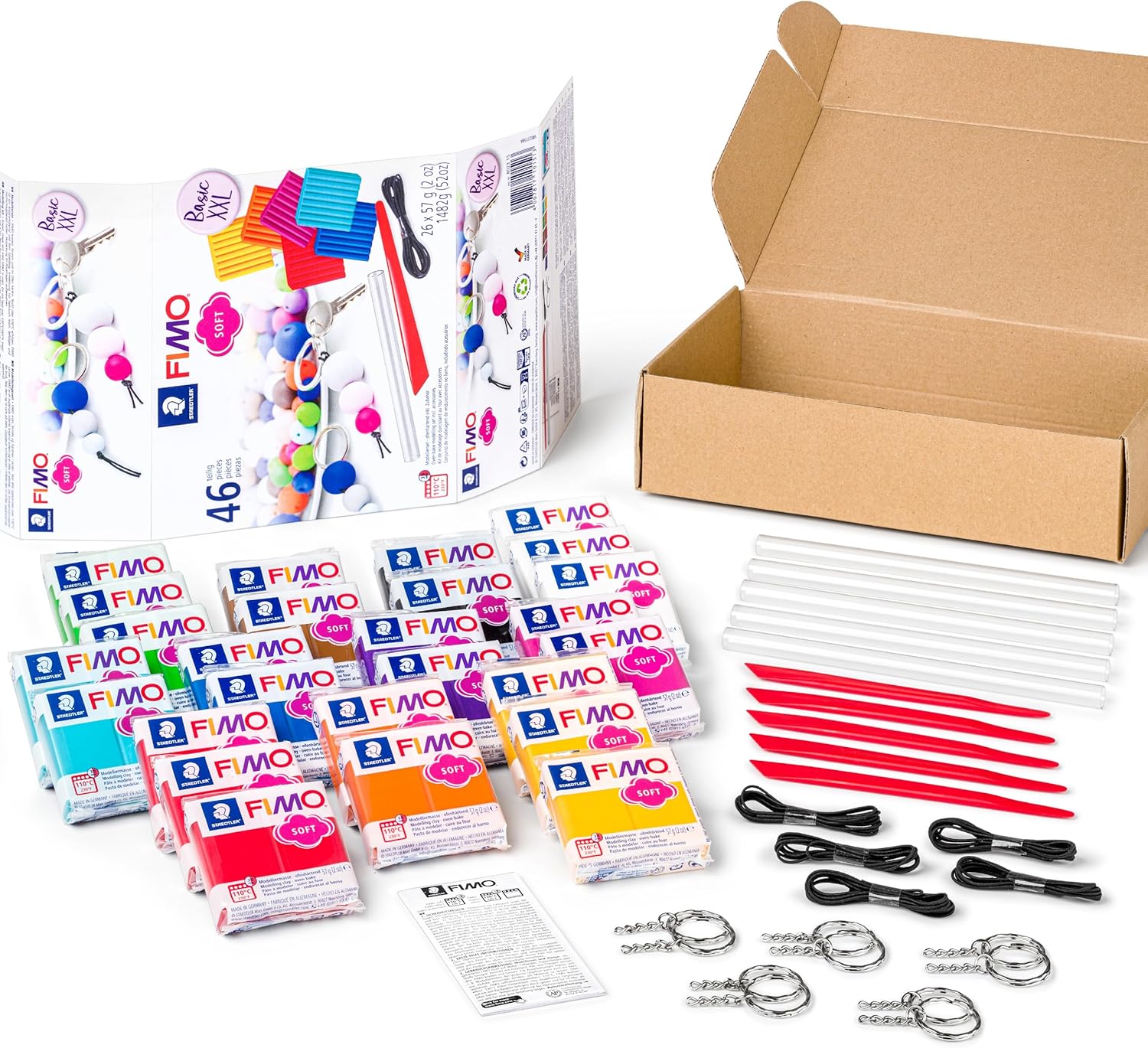 Staedtler FIMO Pasta Modellabile Polimerica Basic XXL - immagine 2