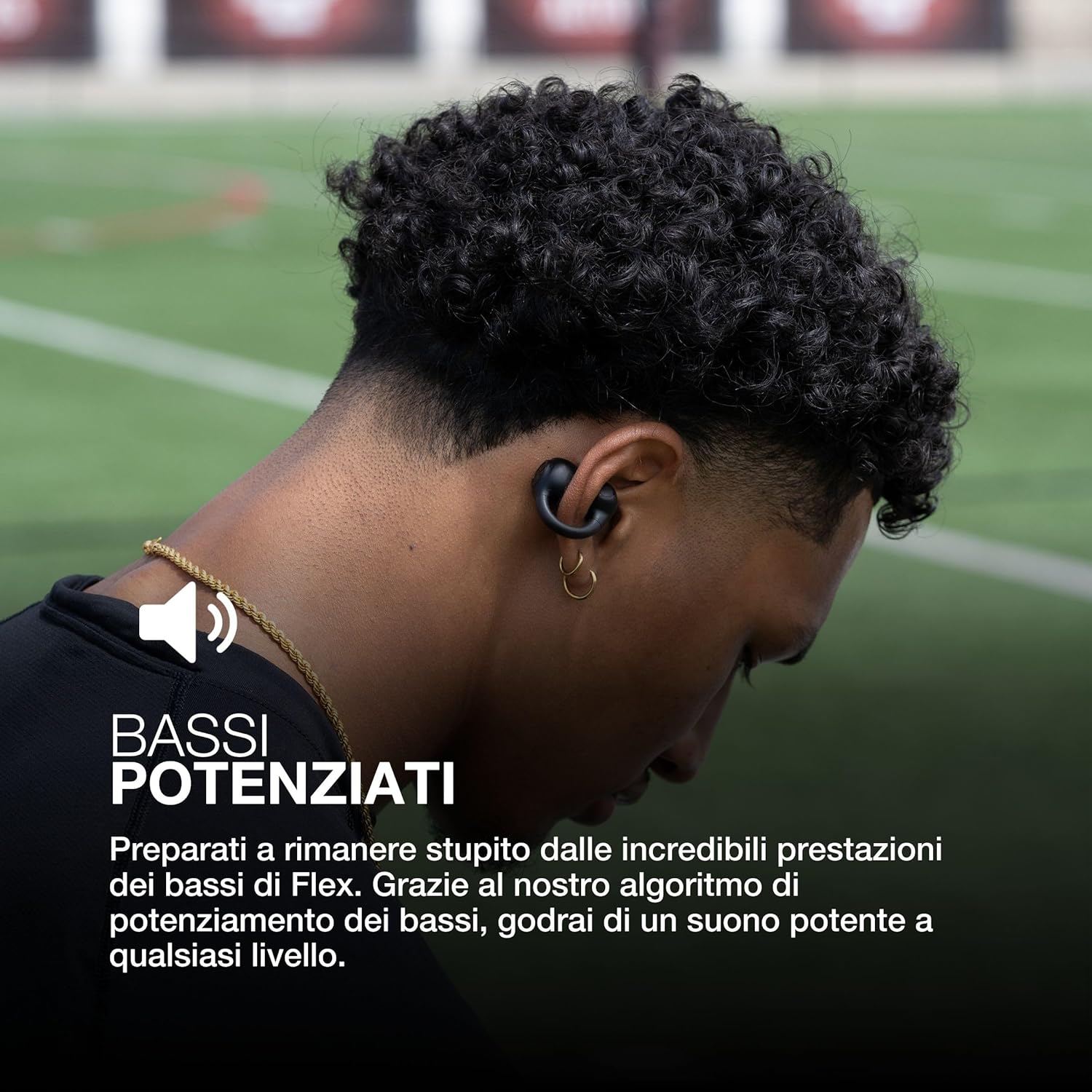 Jlab Flex Cuffie Open Ear Wireless, Nero - immagine 7