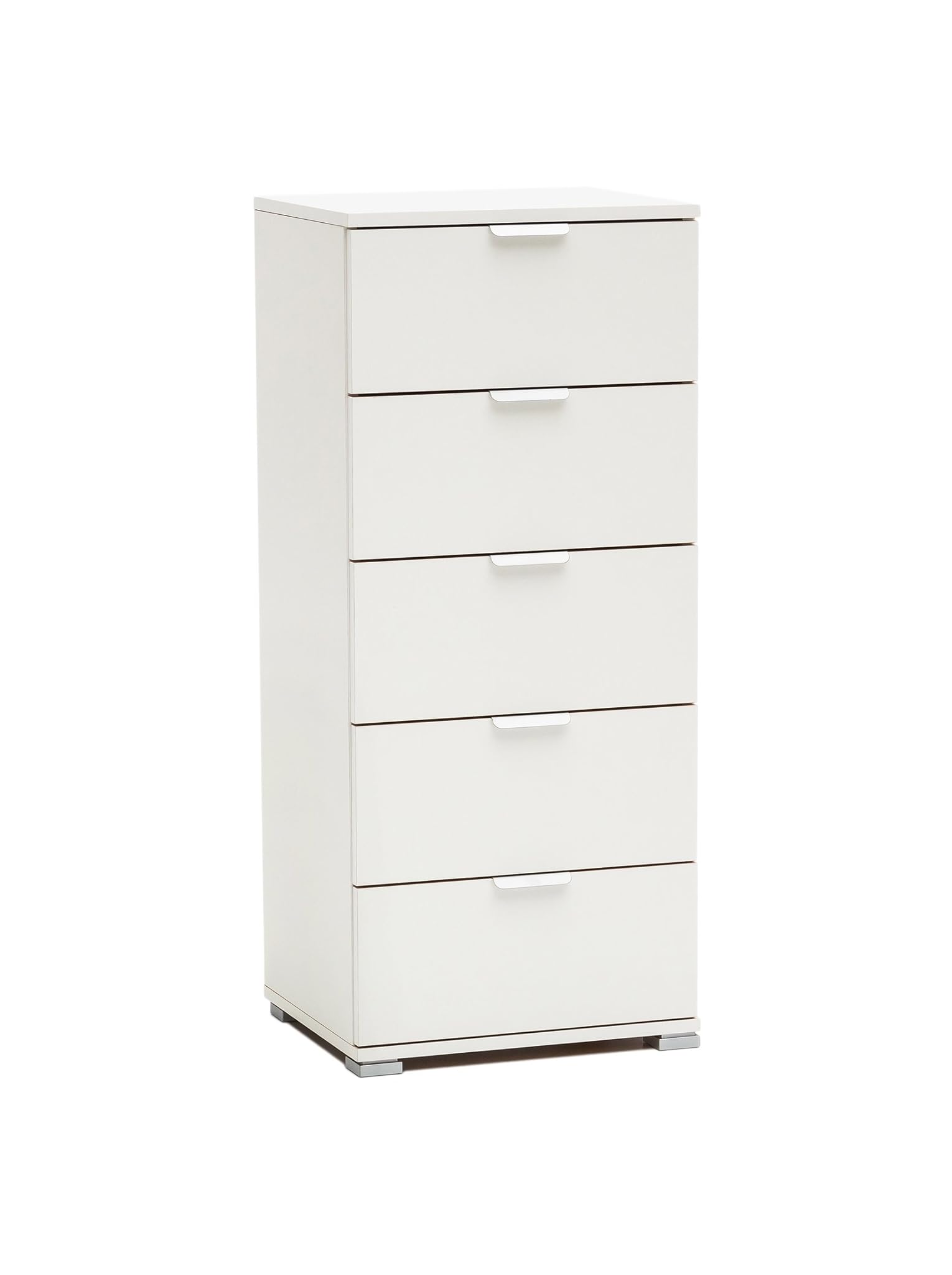 MeMi Me611BIA Cassettiera, Legno, Bianco, 38x45x105 cm