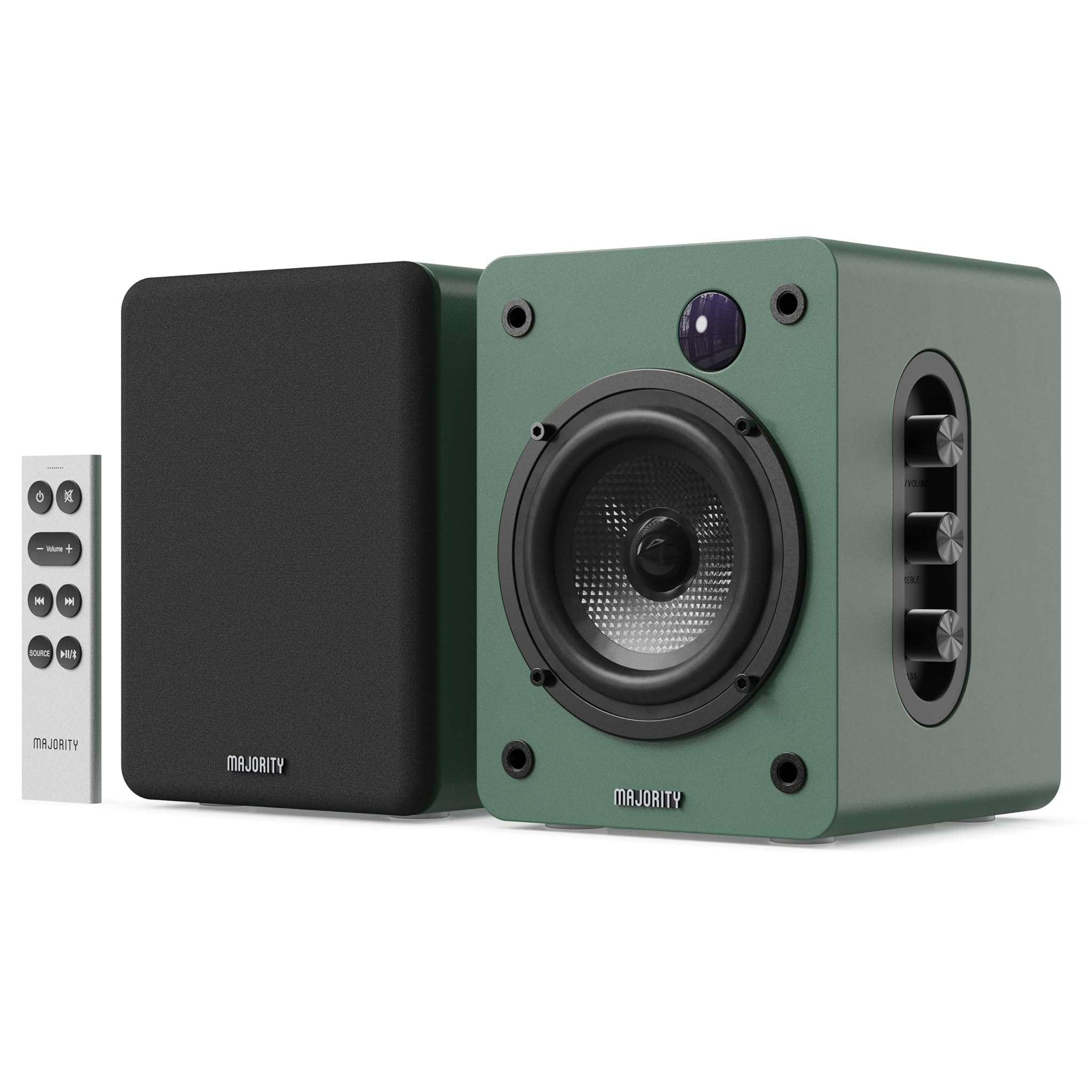 Majority D50X - Casse Attive Amplificate 60W, Verde