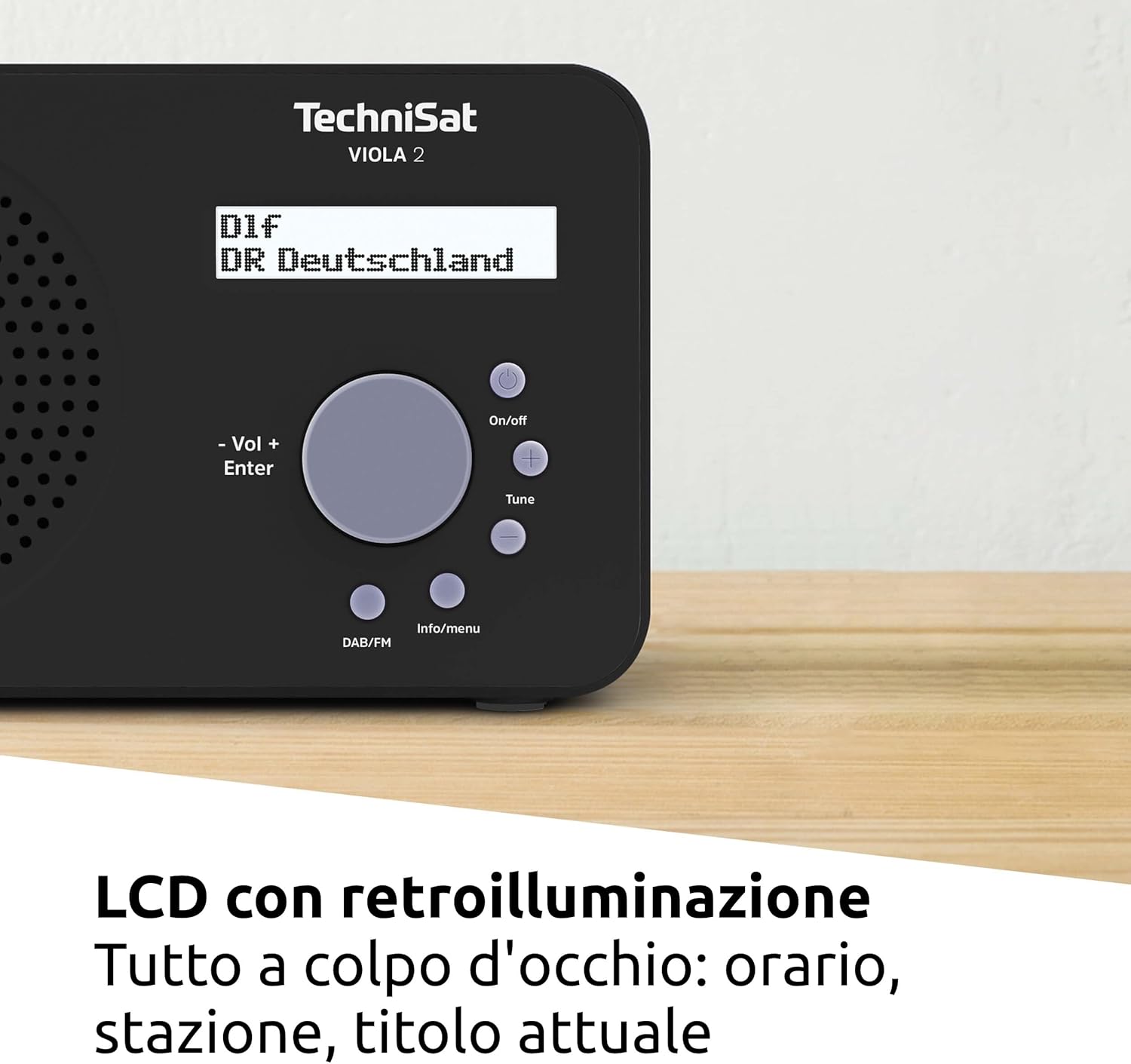 Technisat VIOLA 2 - Radio DAB Portatile 1 Watt RMS - immagine 3