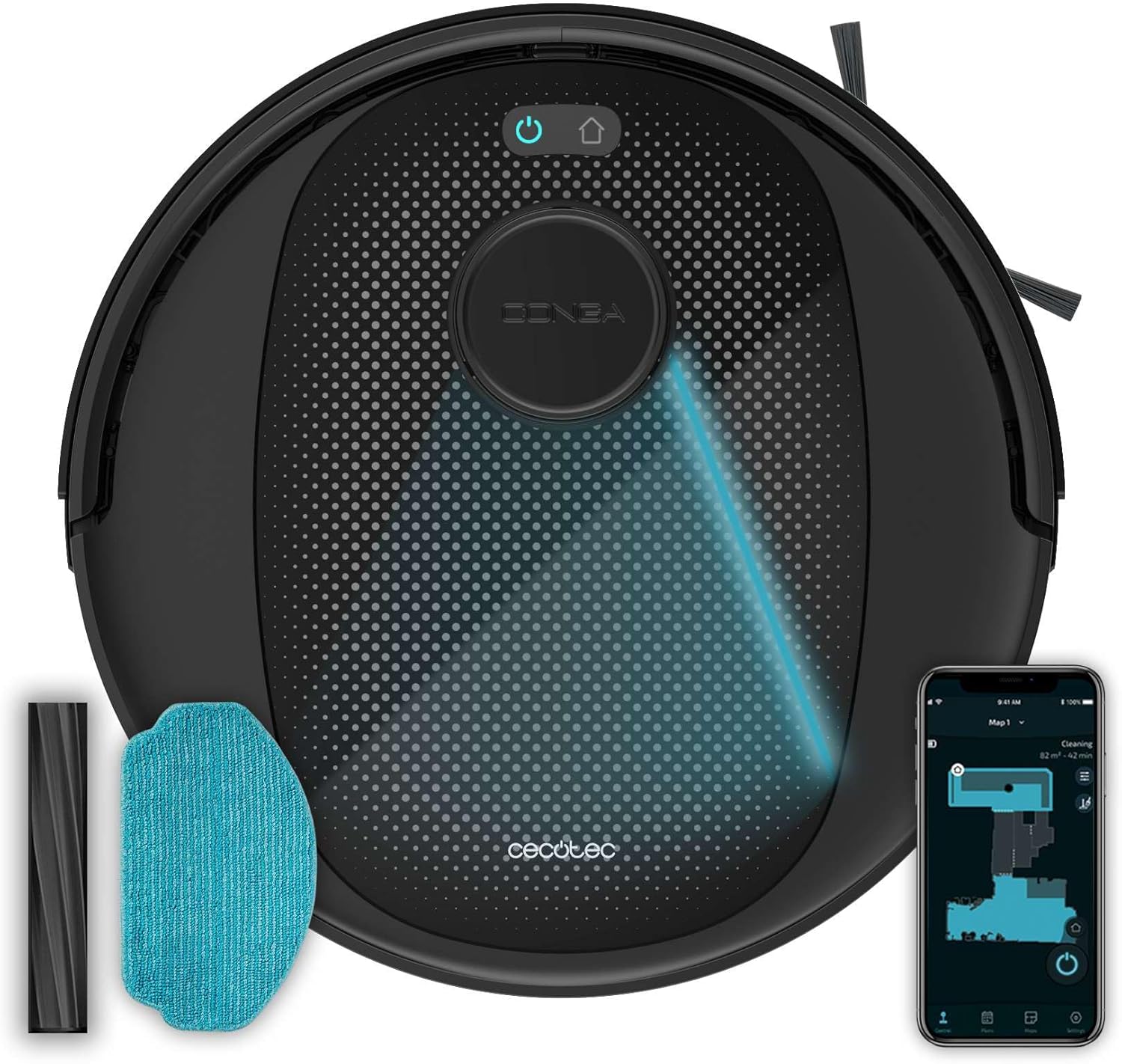 Spazzola in Silicone + Mocio + Spazzola per Animali Domestici