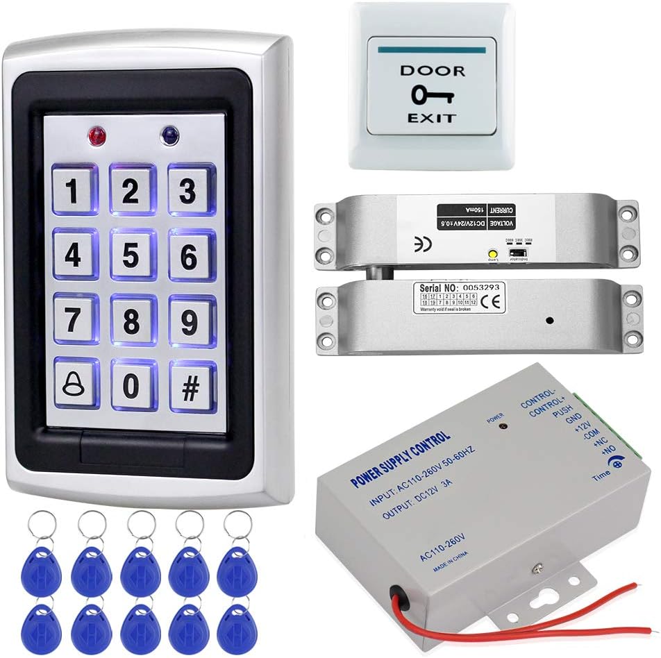 Hfeng Kit Sistema Controllo Accessi RFID 125KHz - immagine 1