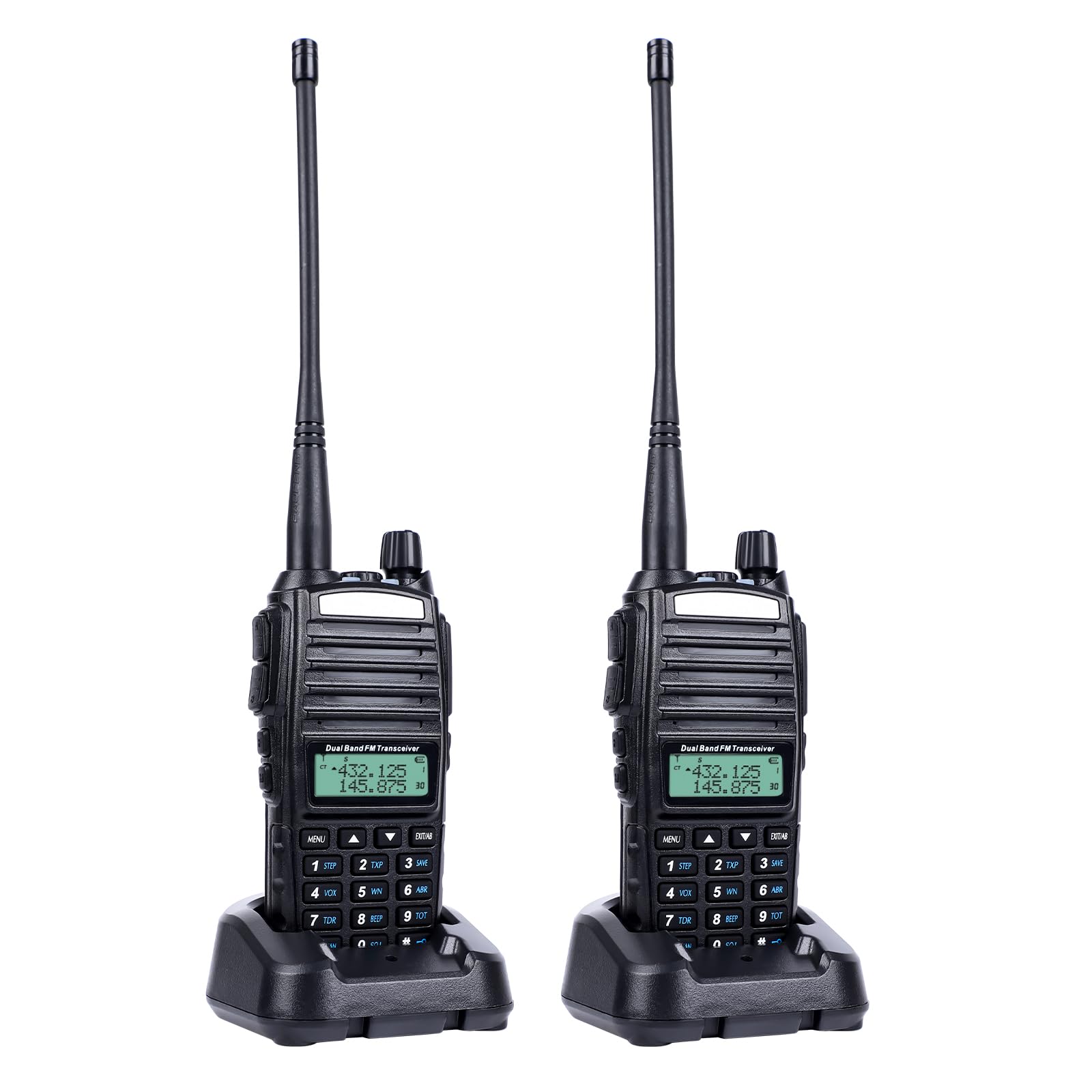 Walkie Talkie Ricaricabile Professionale con Auricolare