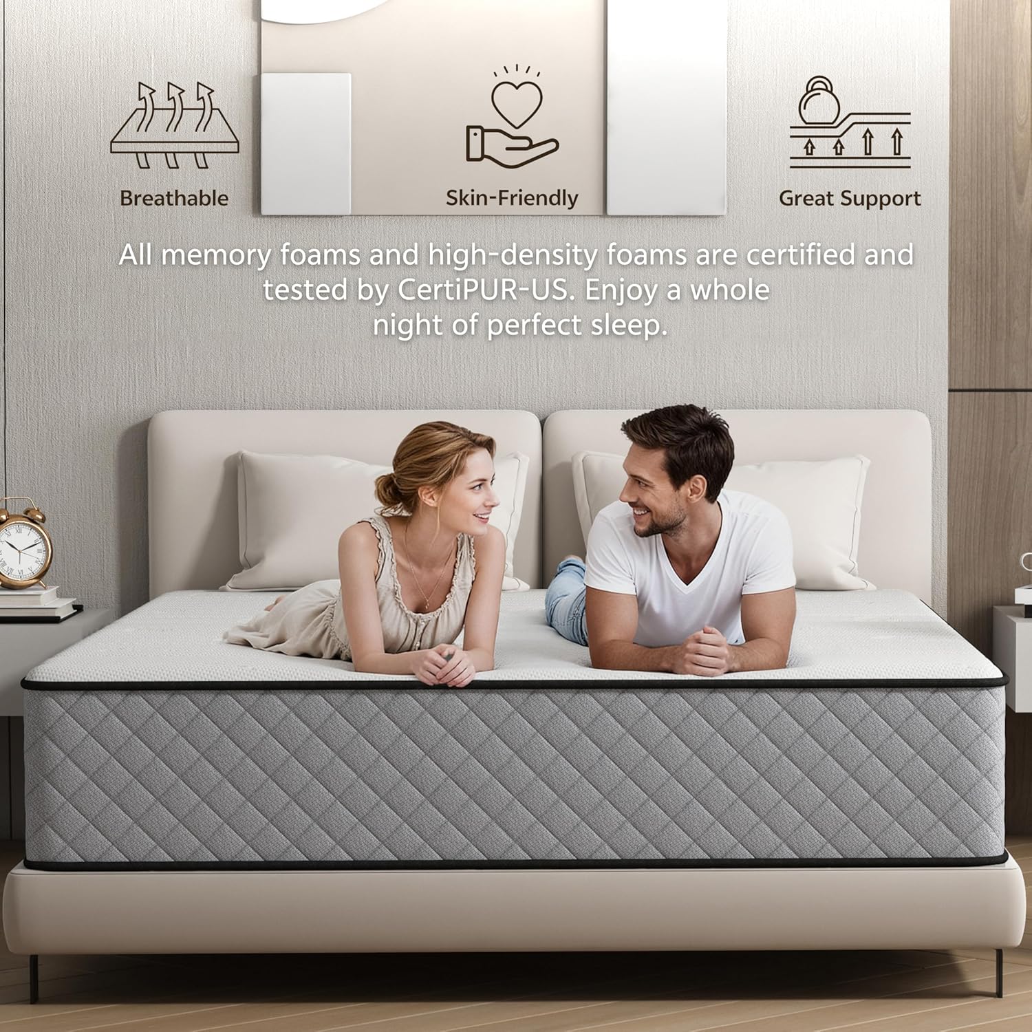 Materasso Singolo 80x190 Altezza 25 cm - immagine 5