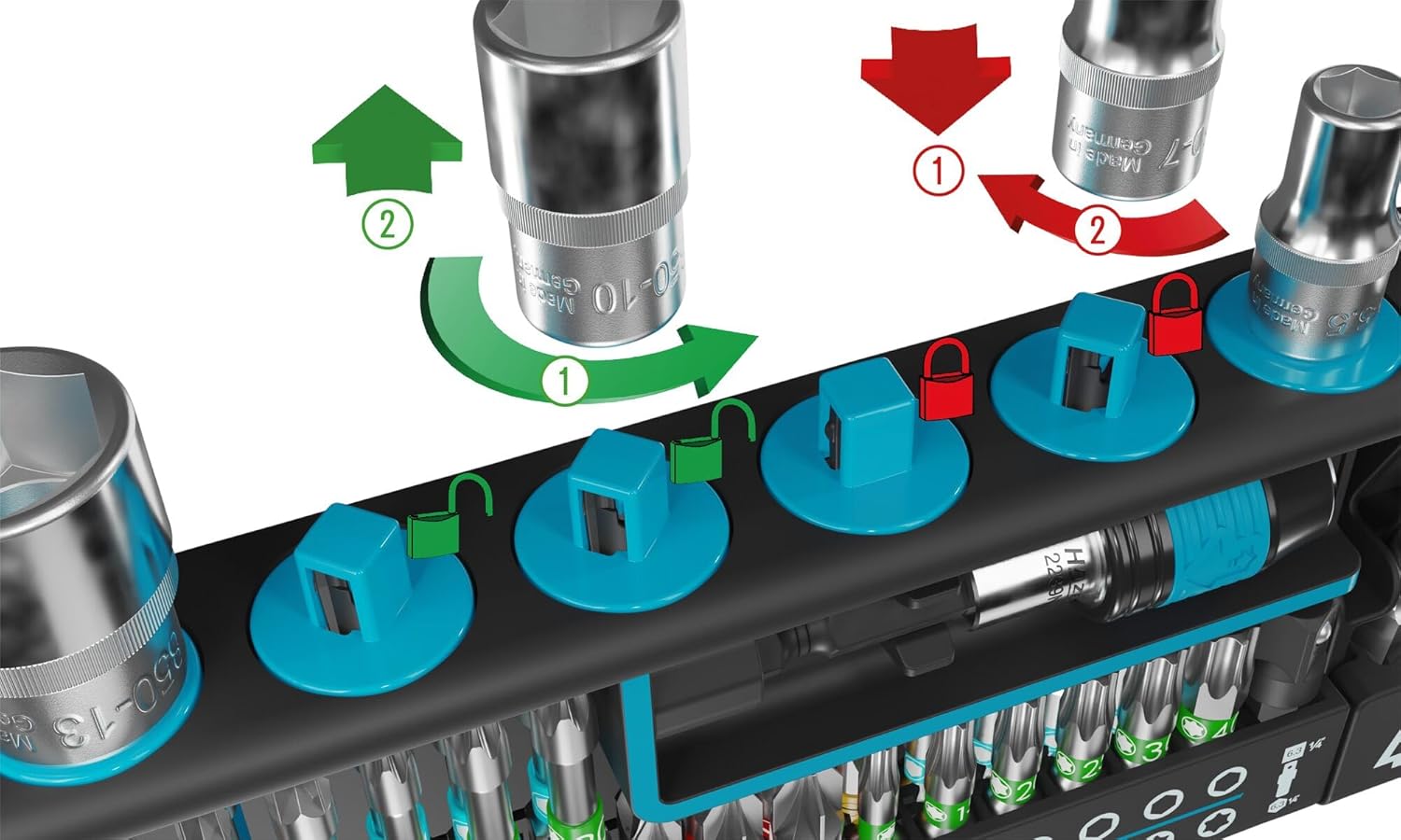 Hazet SmartHolder 2300SH-1 - Set Utensili 39 Pezzi - immagine 2