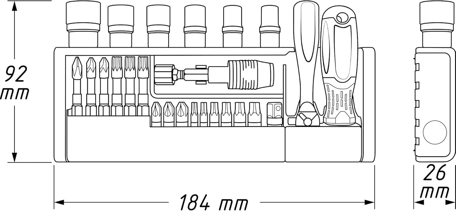 Hazet SmartHolder 2300SH-1 - Set Utensili 39 Pezzi - immagine 6