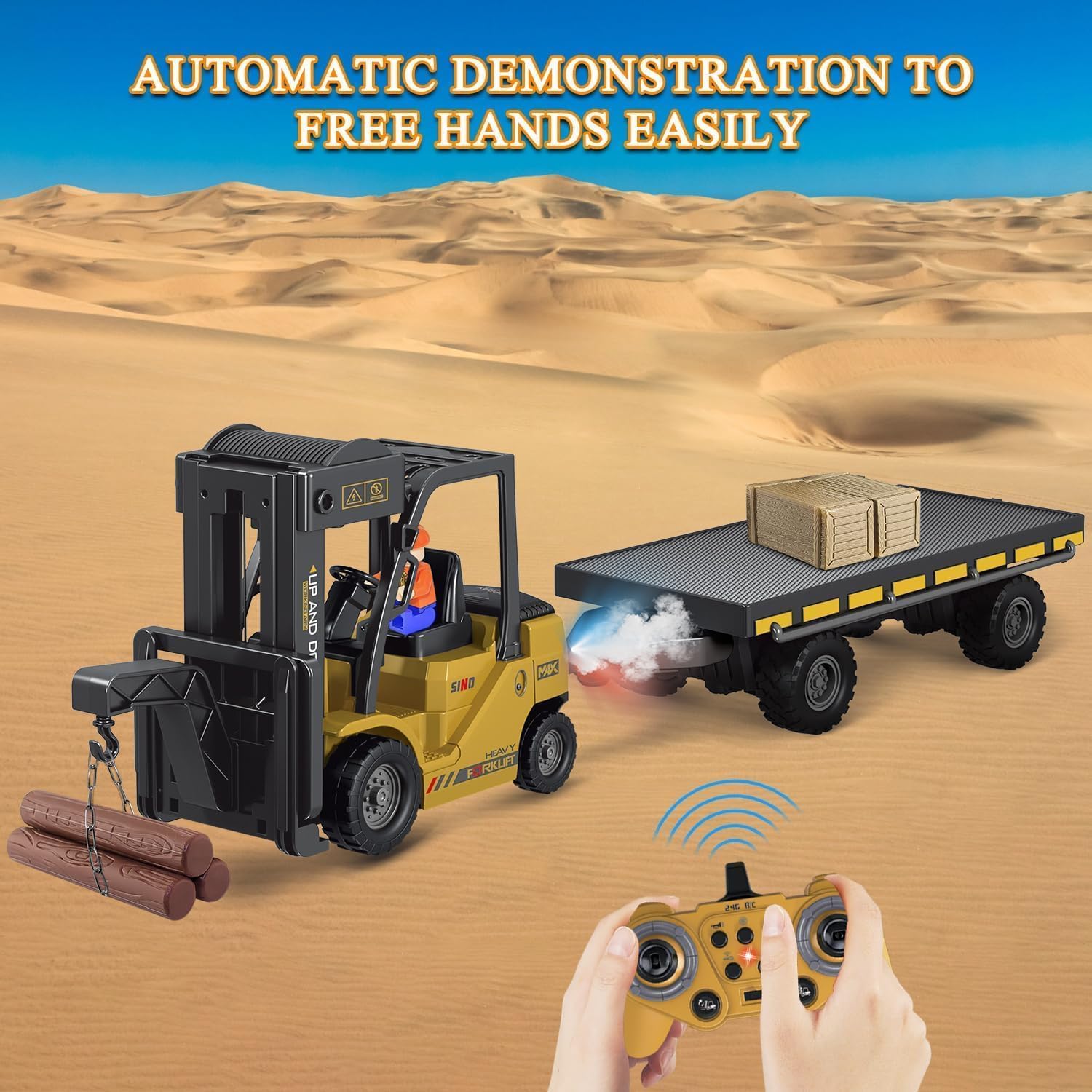 Mostop Carrello Elevatore RC con Piastra di Supporto - immagine 2