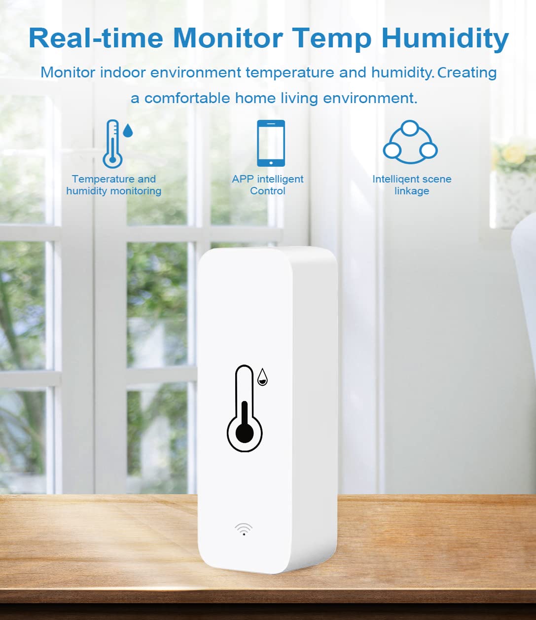 Termometro Igrometro Smart WiFi per Interni - immagine 3