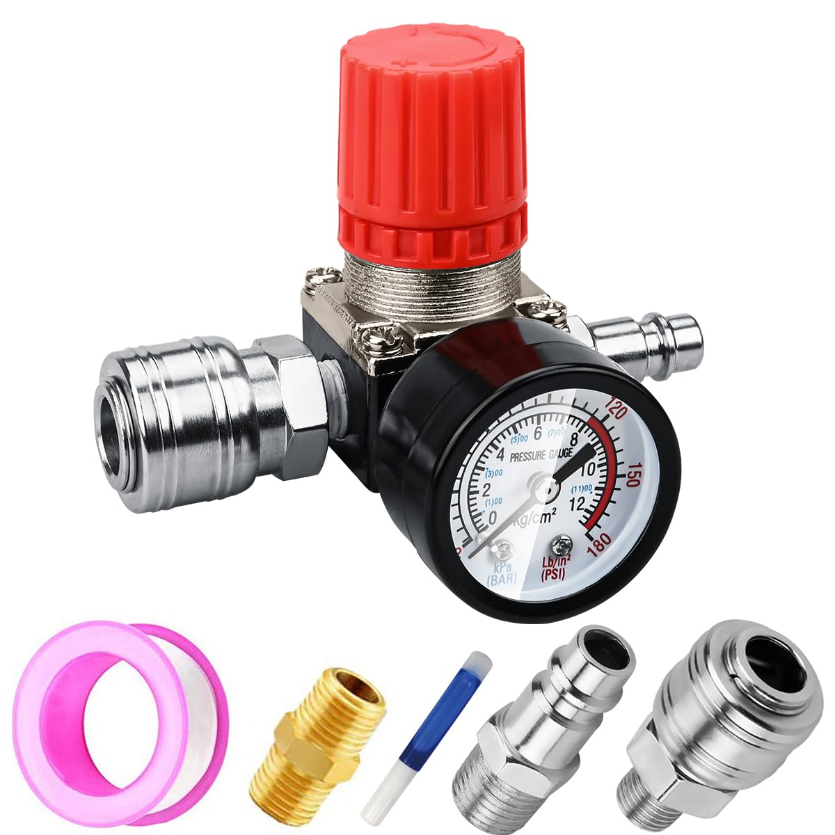 Preciva Regolatore di Pressione Aria 1/4" UE