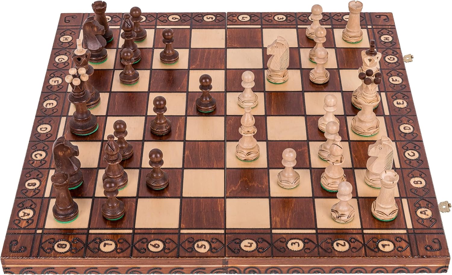 SQUARE - Scacchi in Legno CONSOLE 48x48 cm - immagine 4