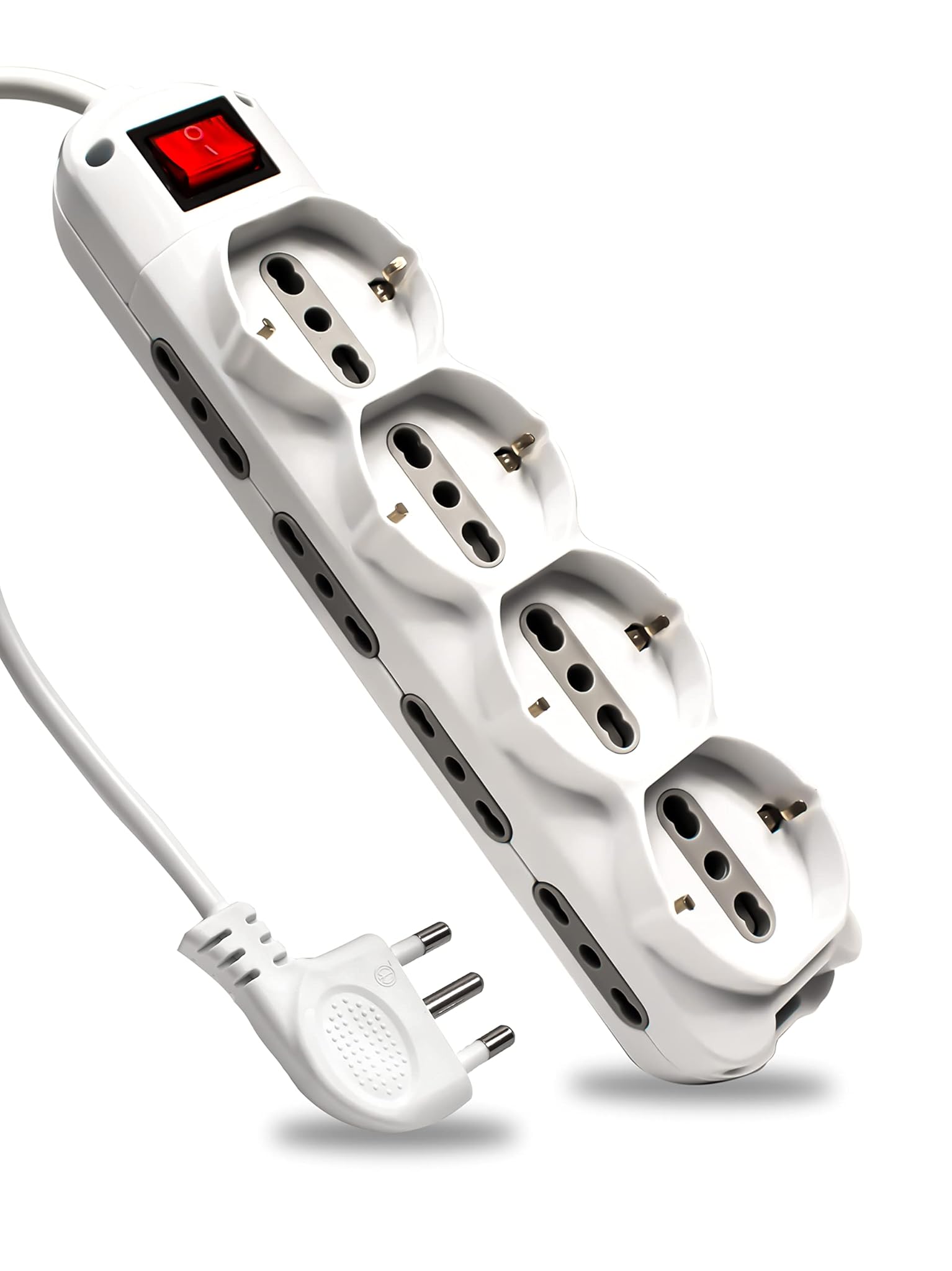 V-tac Ciabatta Multipresa Elettrica 12 Posti, Bianco