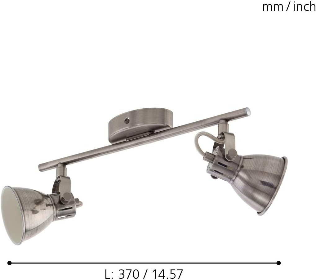 Eglo Seras Faretto da Soffitto 2 Luci 3.3W - immagine 2