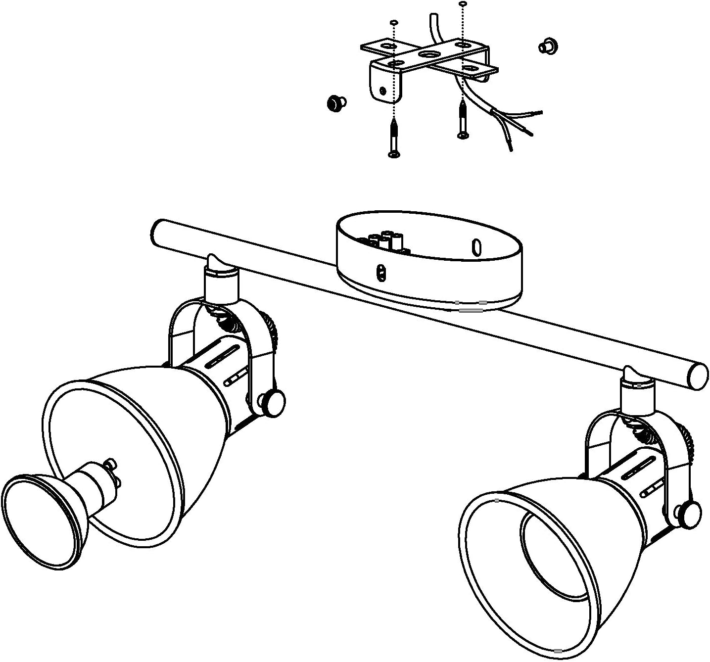 Eglo Seras Faretto da Soffitto 2 Luci 3.3W - immagine 3