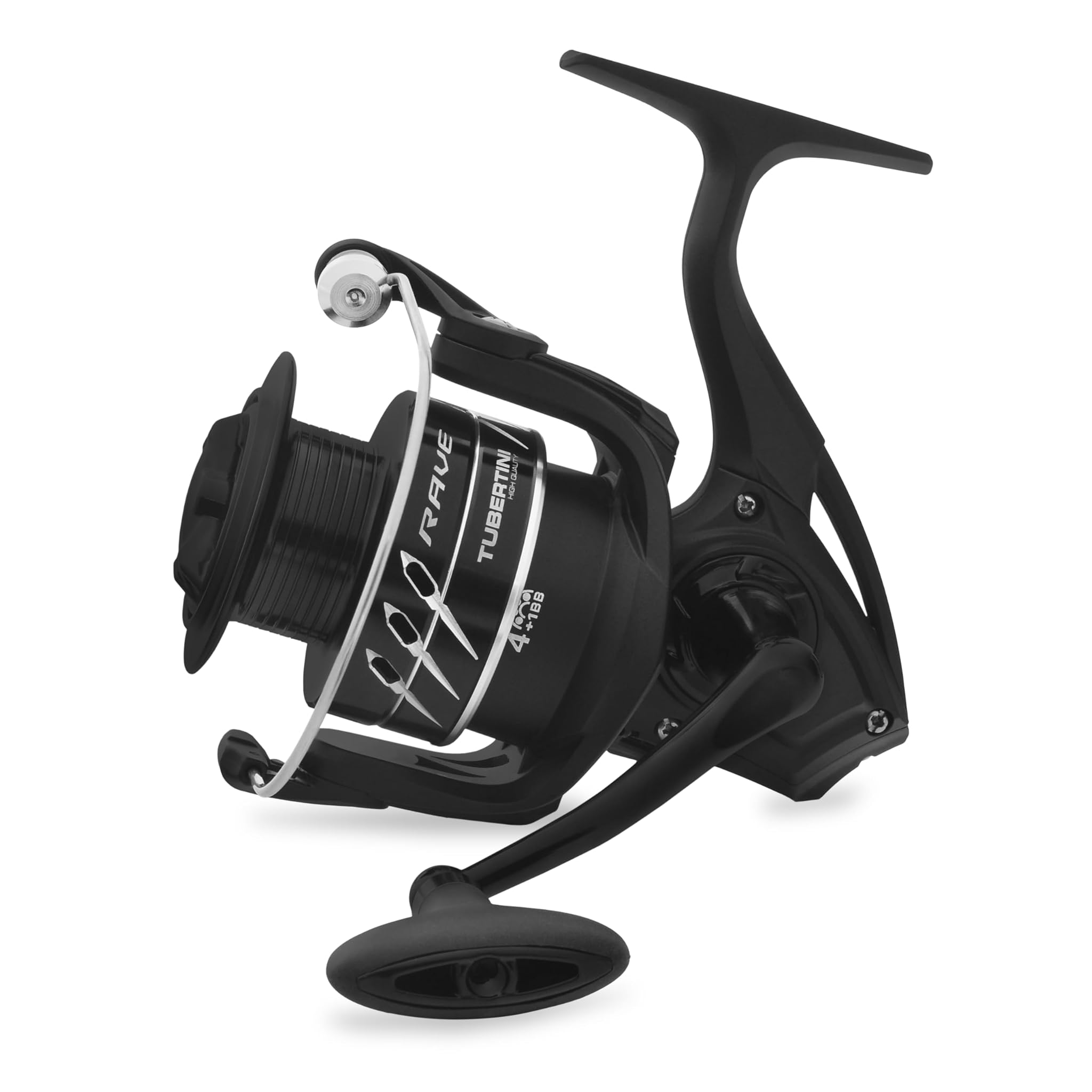 Tubertini 9928xx Rave - Mulinello pesca Spinning, Bolognese e Feeder Leggero, Corpo in Grafite