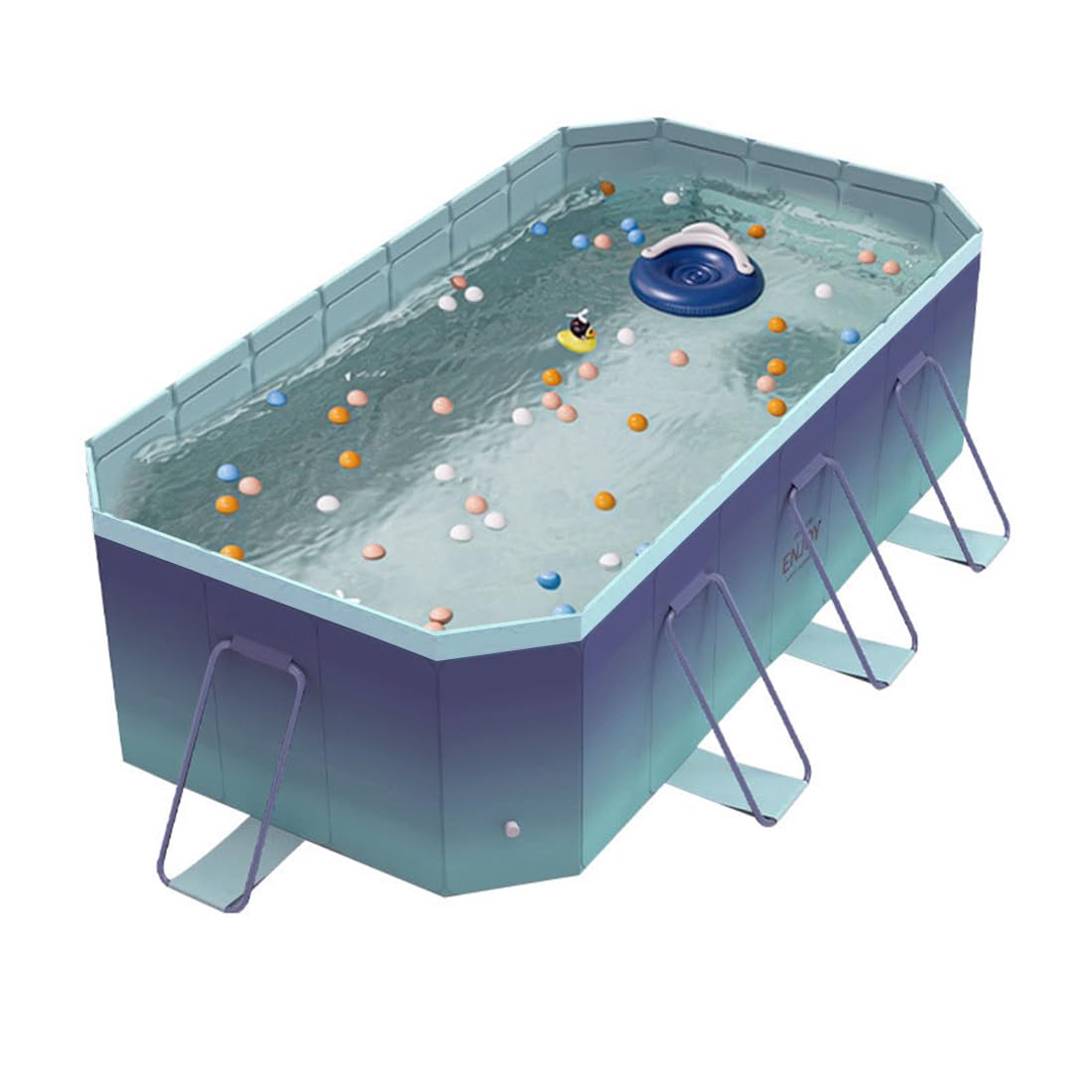 Piscina Pieghevole Rigida Fuori Terra 2.6m