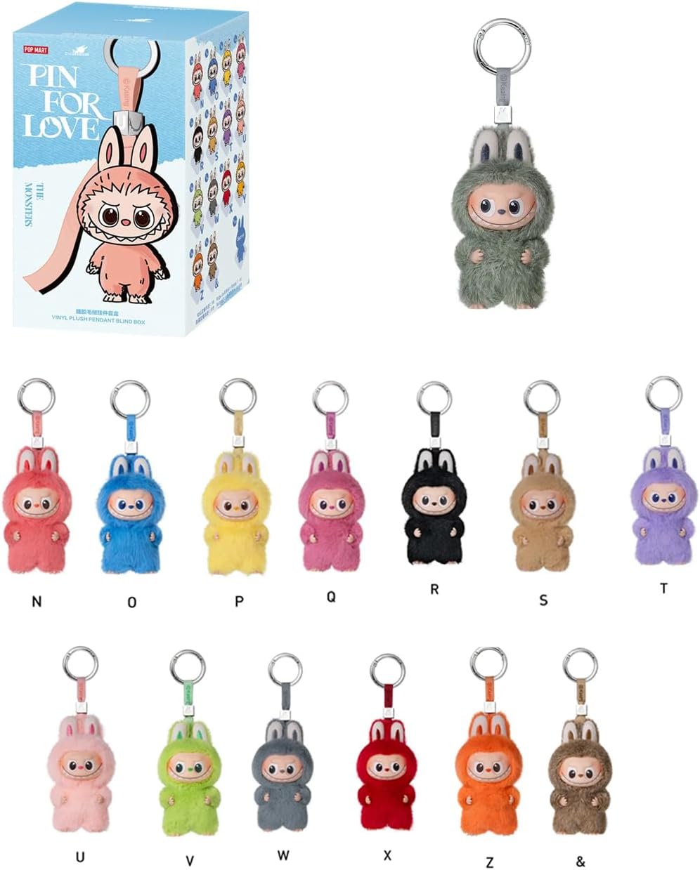 Labubu The Monsters Pin for Love Series - Blind Box - immagine 1