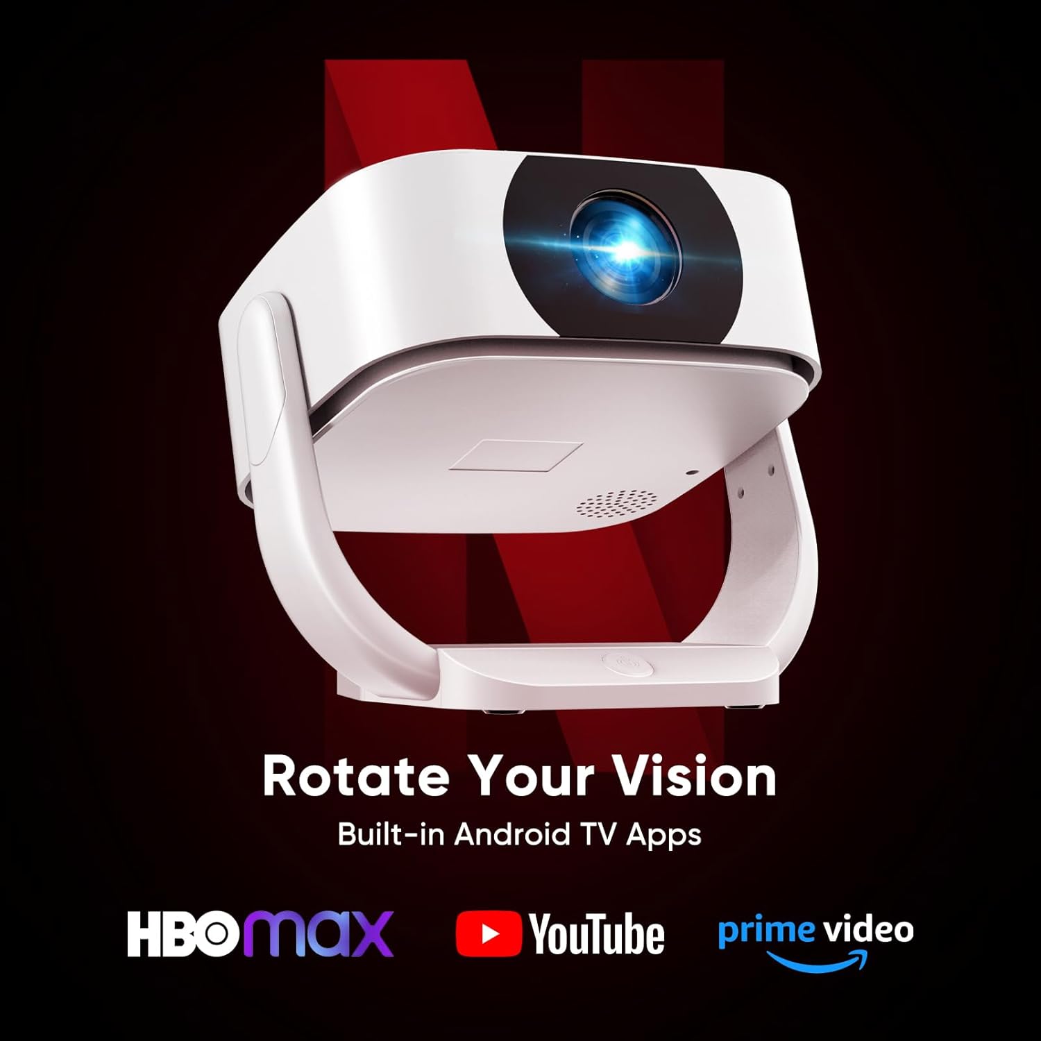 Mini Proiettore Portatile Native 1080P con App Integrata - immagine 2