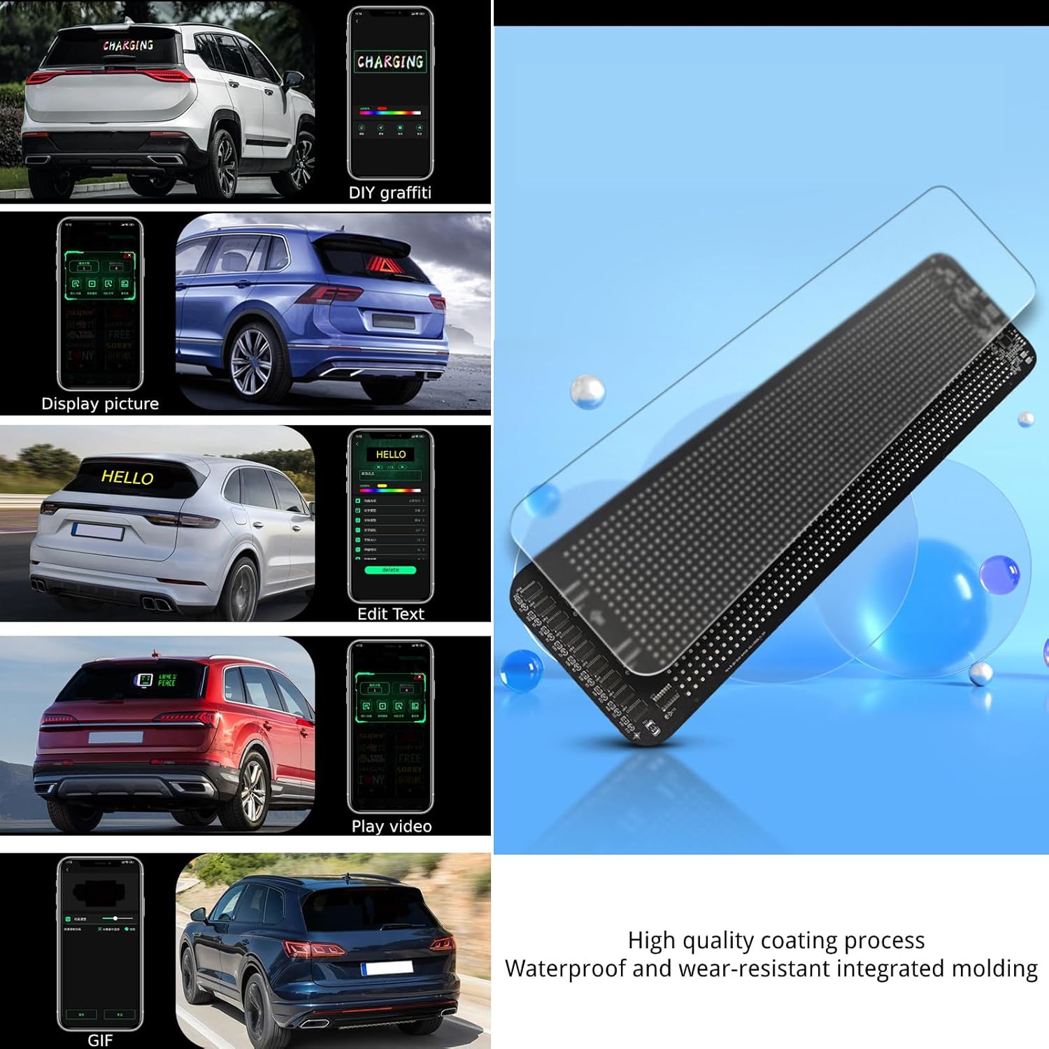 Jeffergarden Insegna LED Programmabile RGB - immagine 7